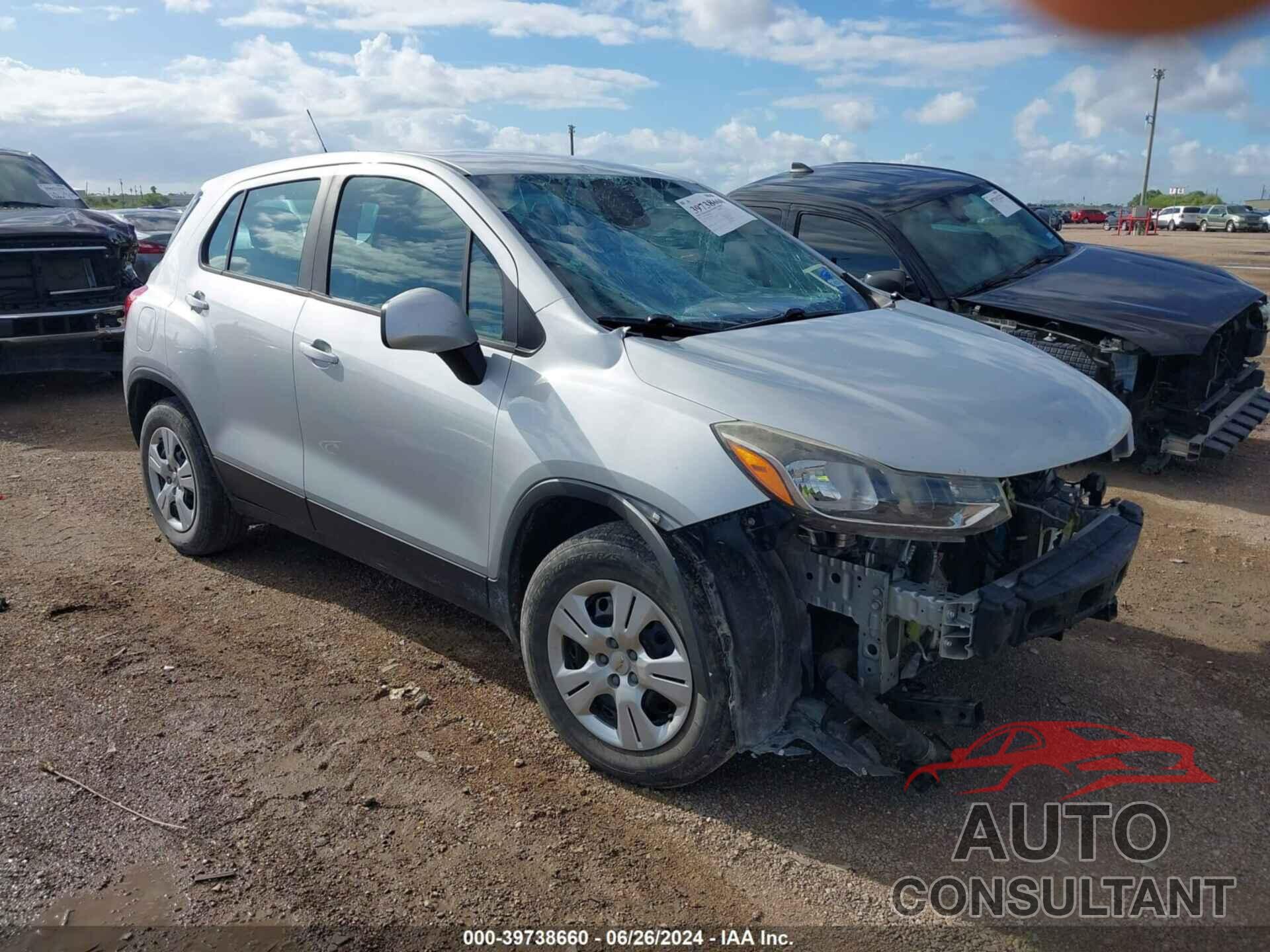 CHEVROLET TRAX 2018 - 3GNCJKSB3JL420464