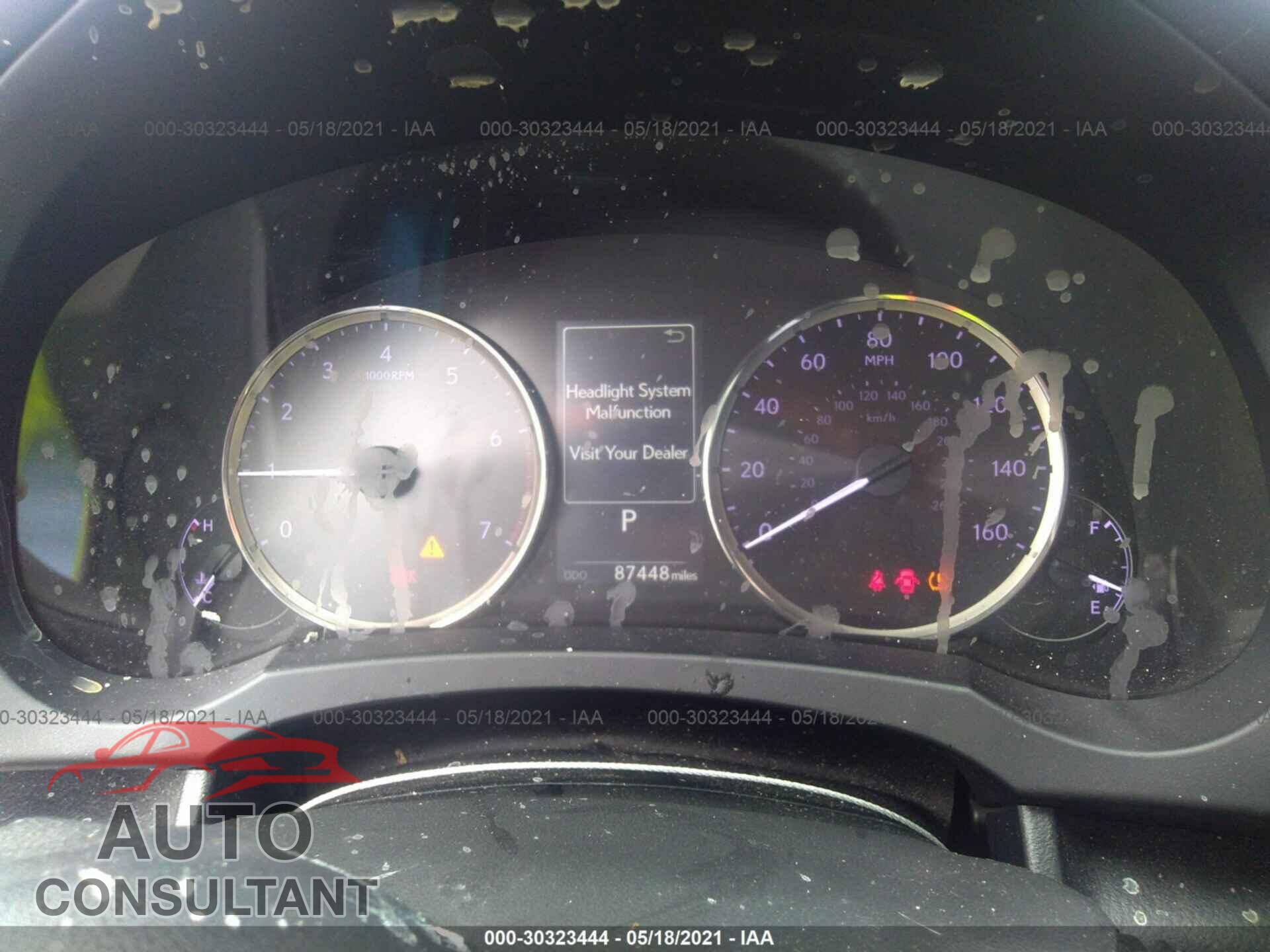 LEXUS IS 2017 - JTHBA1D26H5041477