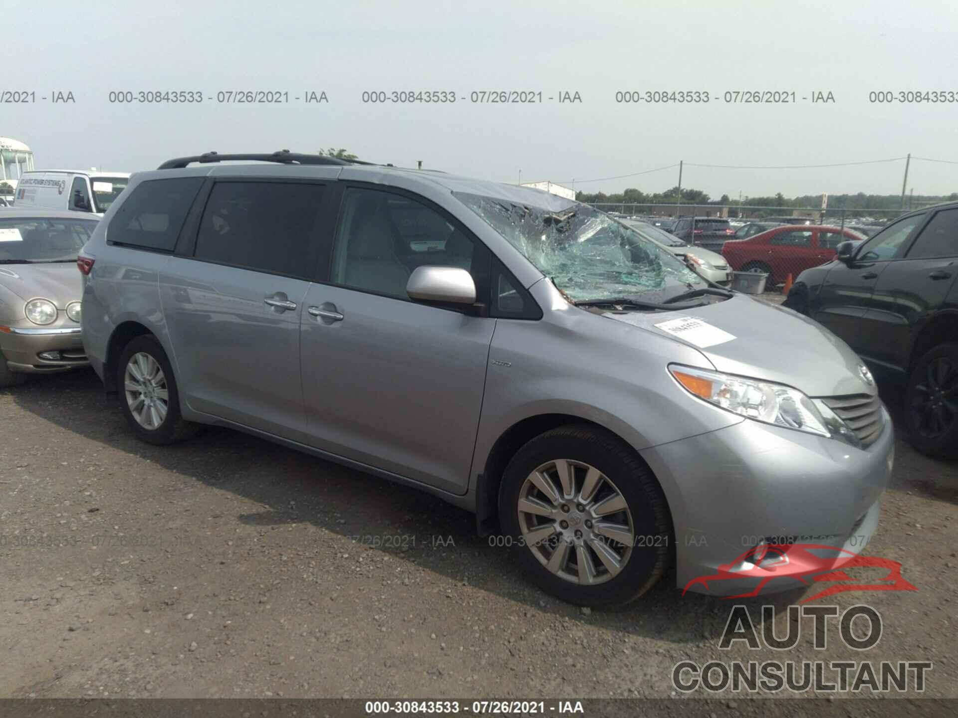 TOYOTA SIENNA 2017 - 5TDDZ3DC5HS186754