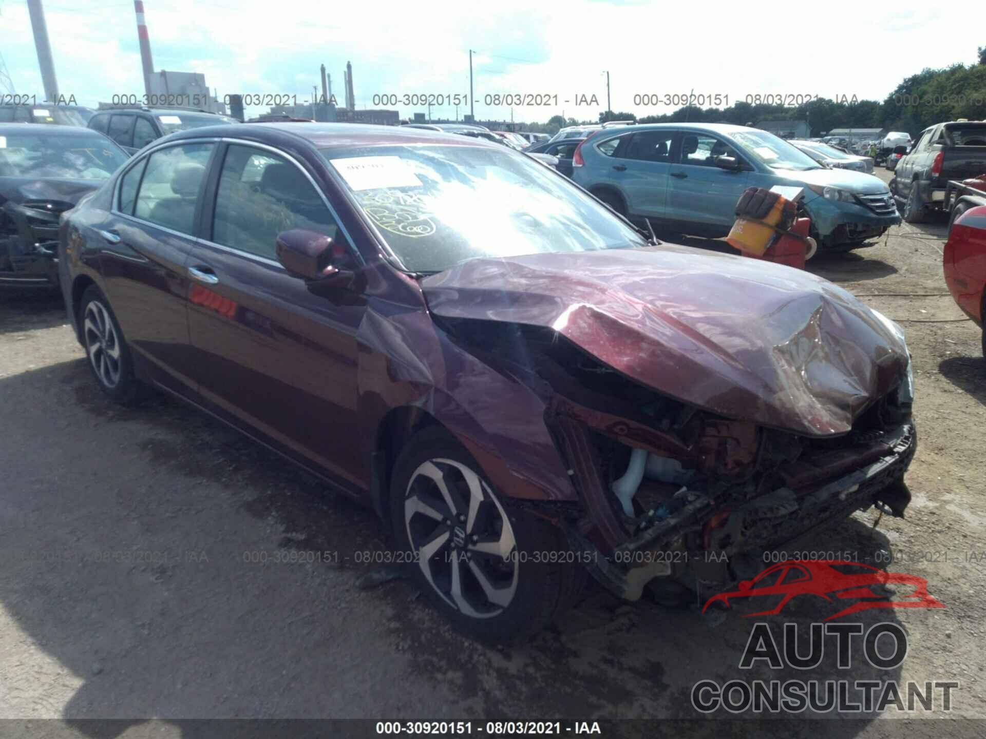 HONDA ACCORD SEDAN 2017 - 1HGCR2F8XHA094973