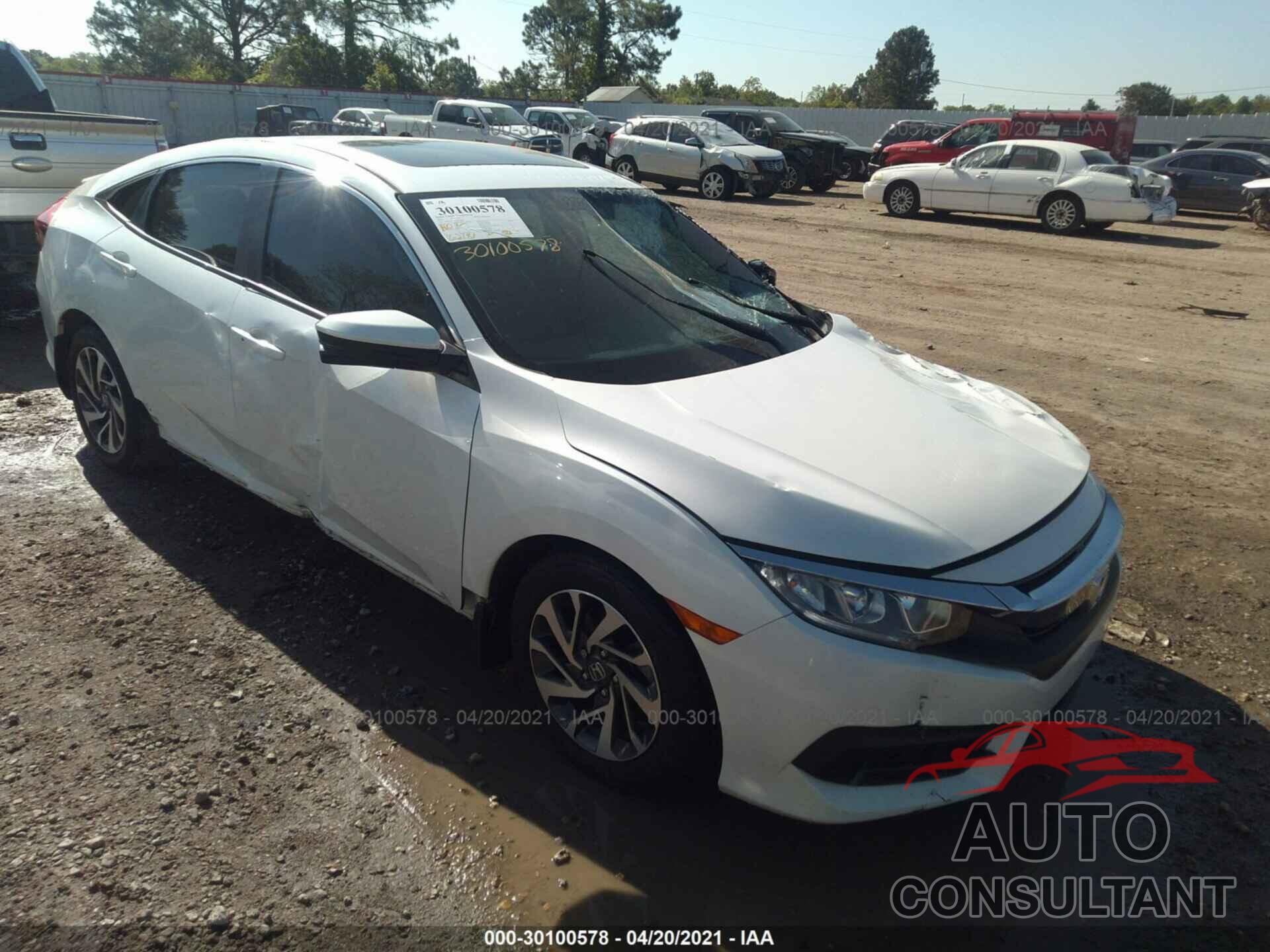 HONDA CIVIC SEDAN 2016 - 19XFC2F7XGE054344