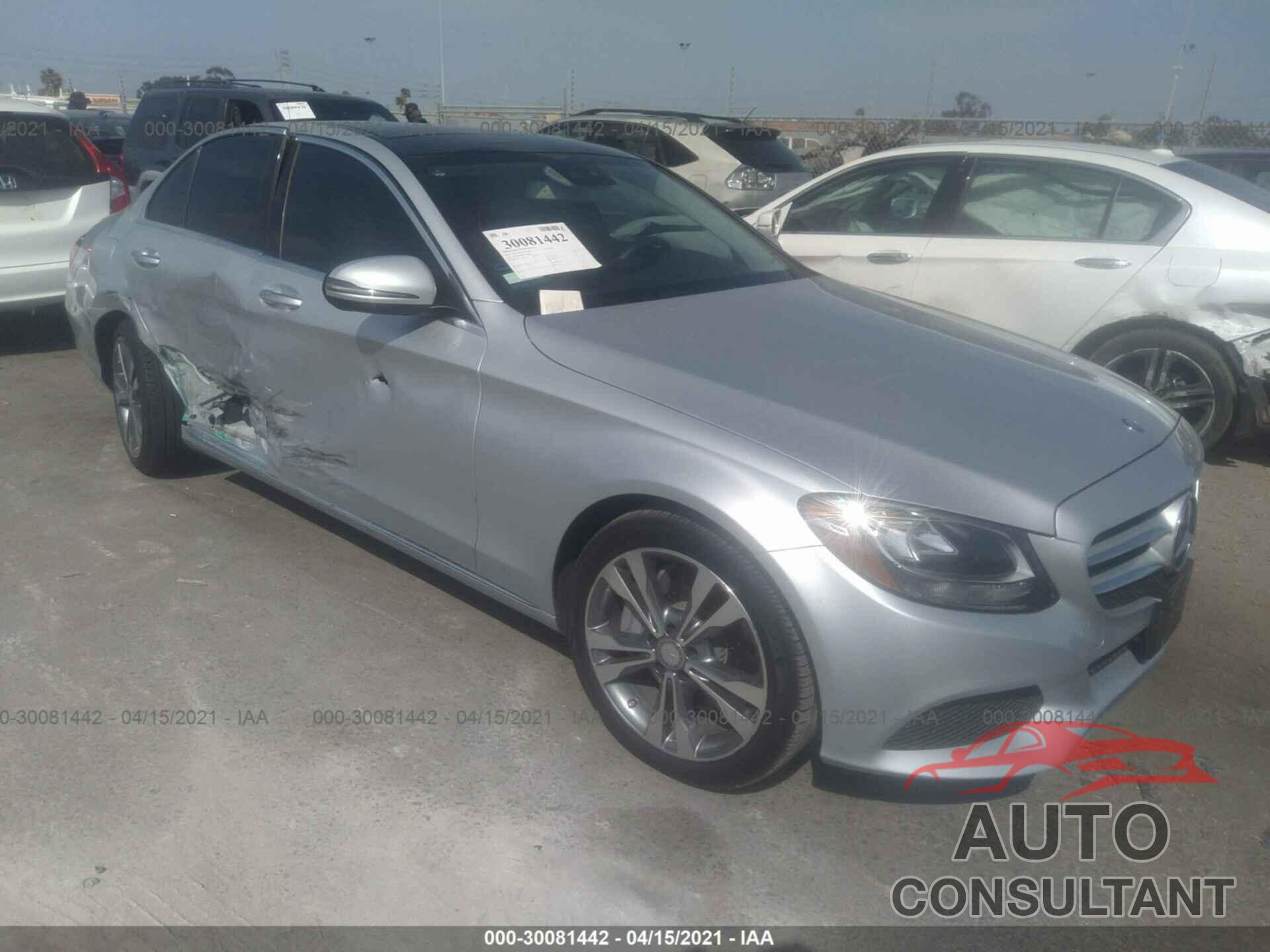 MERCEDES-BENZ C-CLASS 2016 - 55SWF4HB9GU158708