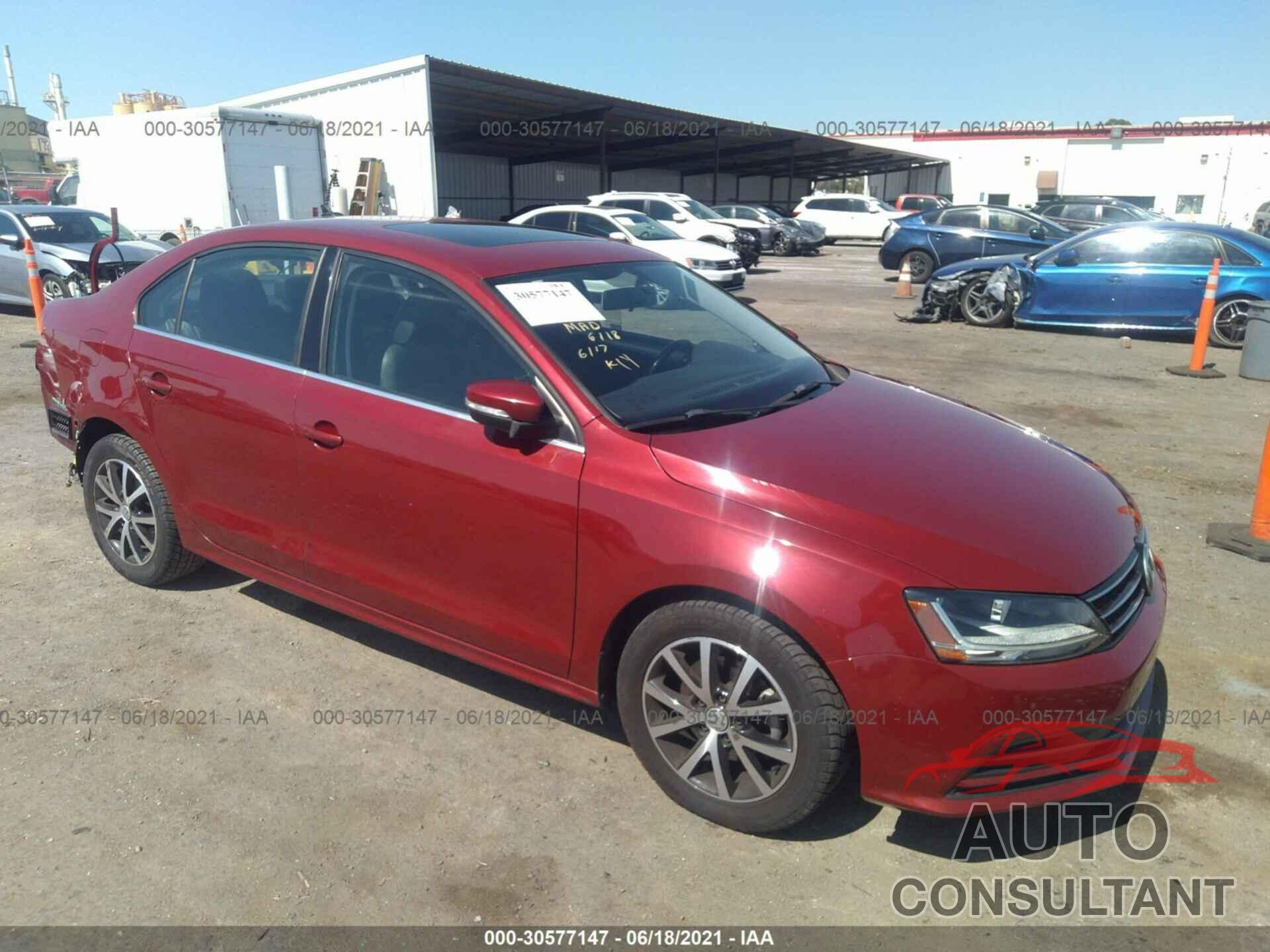 VOLKSWAGEN JETTA 2017 - 3VWDB7AJ0HM403493
