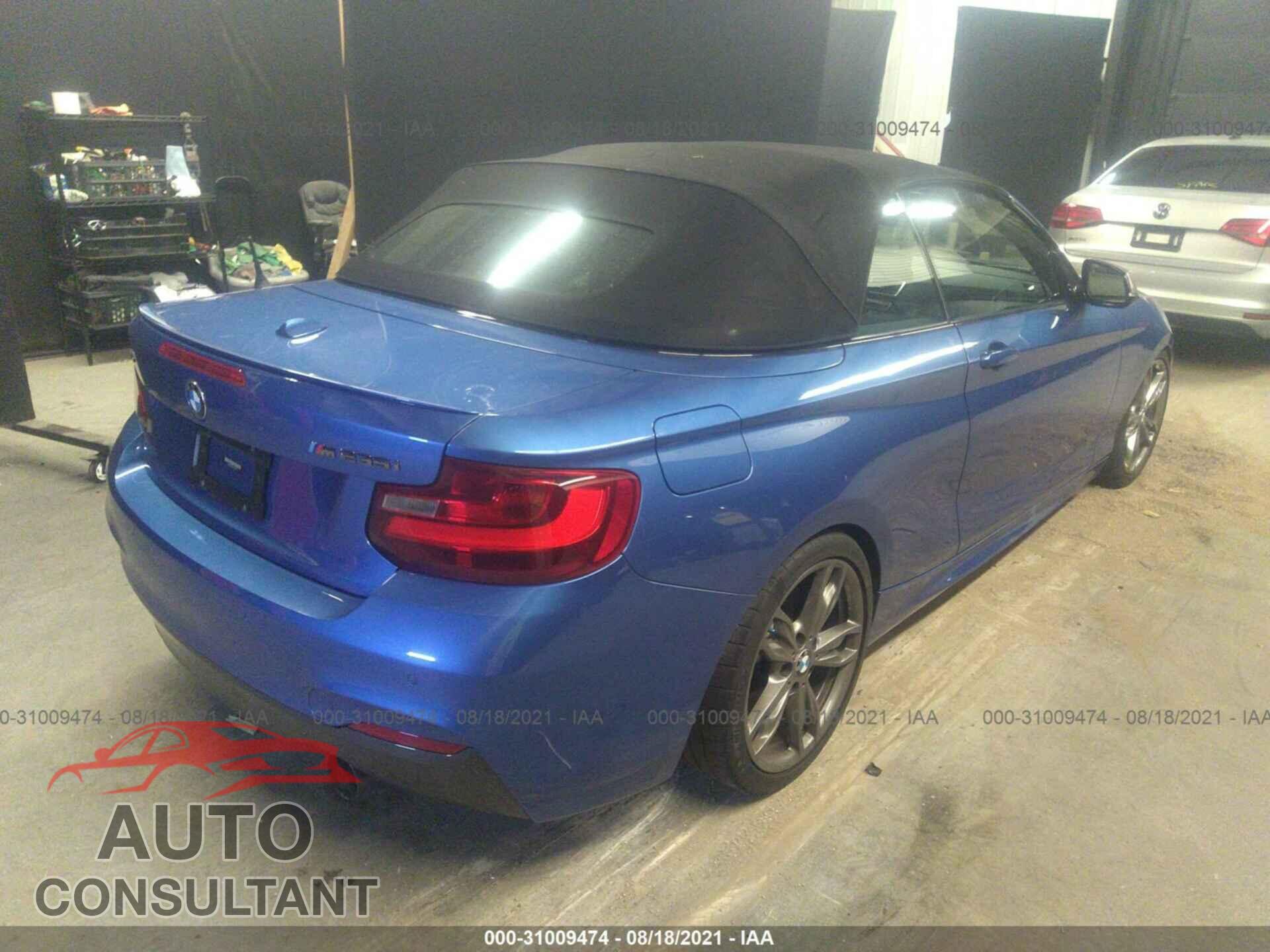 BMW 2 SERIES 2016 - WBA1M5C5XGV327075