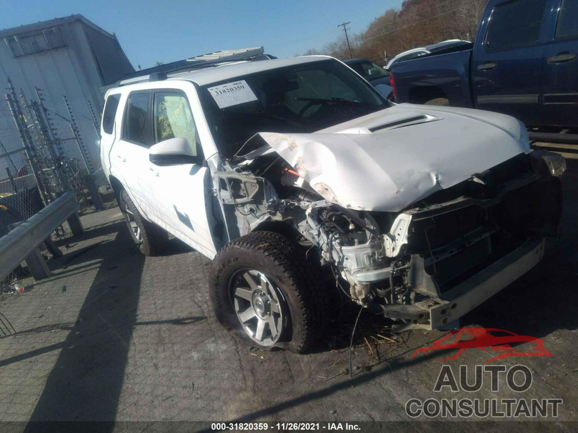 TOYOTA 4RUNNER 2016 - JTEBU5JR6G5389453