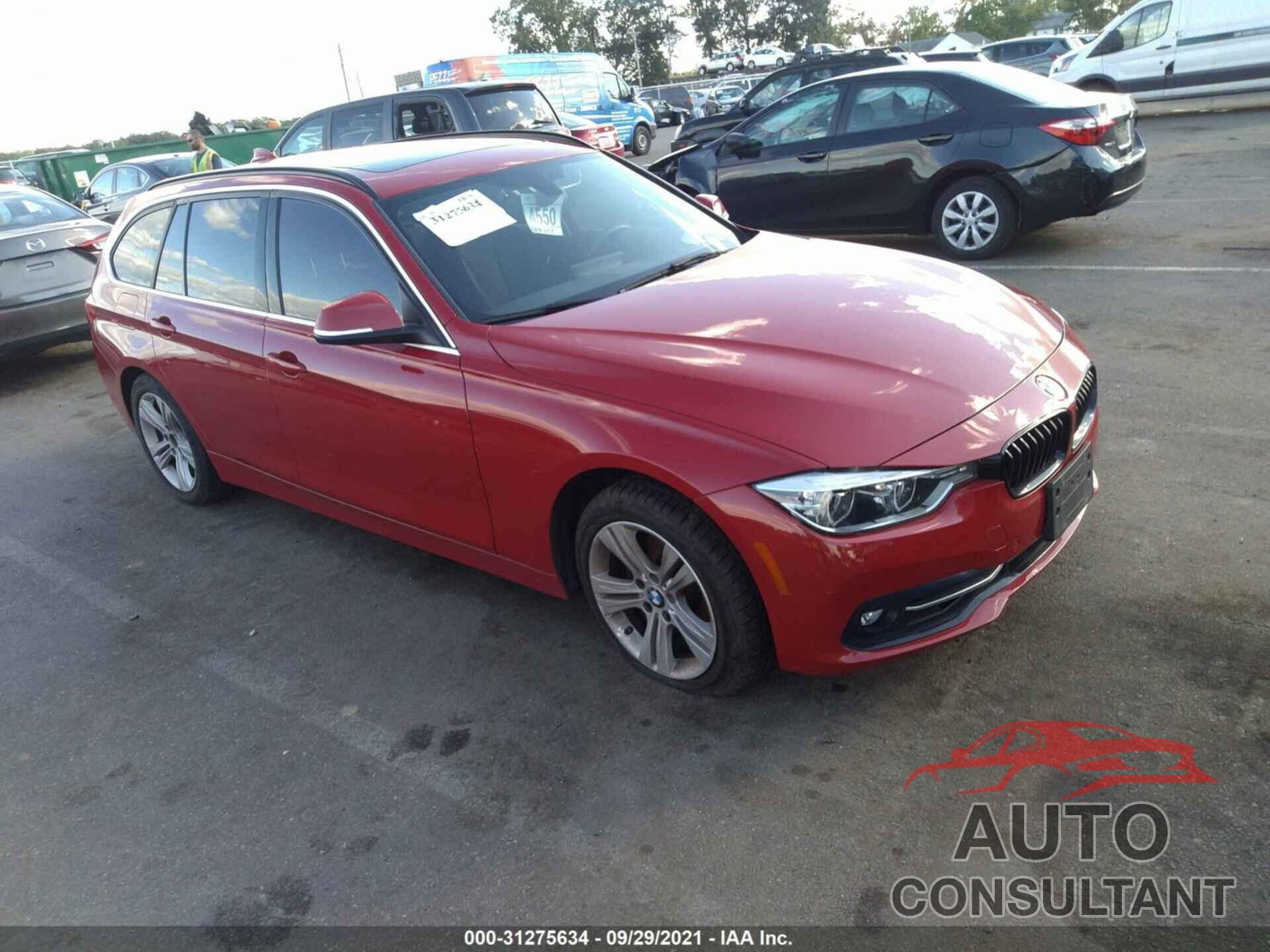 BMW 3 SERIES 2018 - WBA8K3C52JA368971