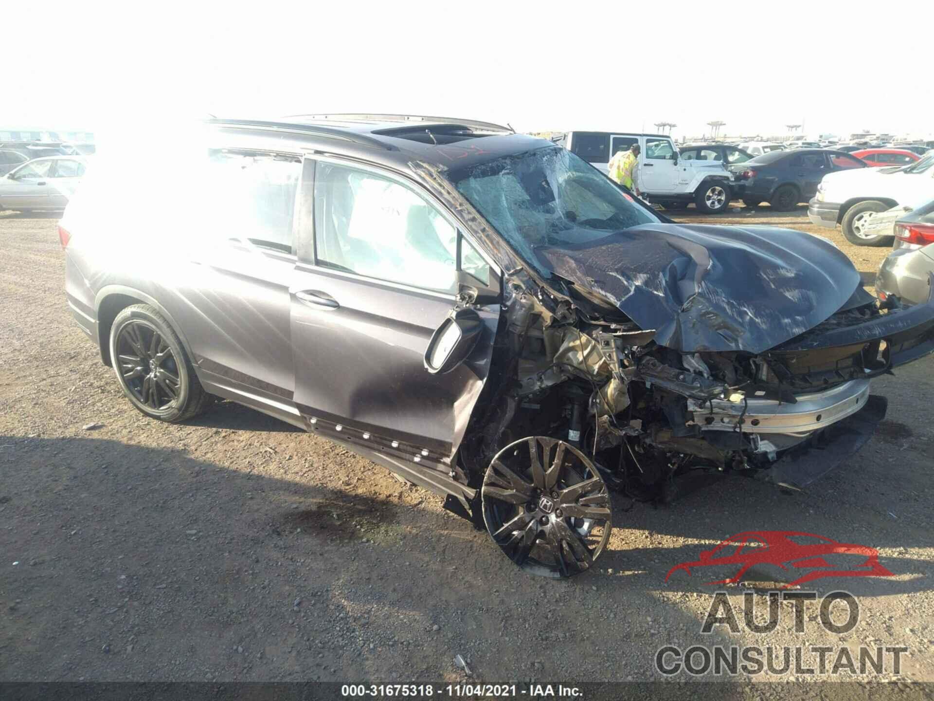 HONDA PILOT 2021 - 5FNYF6H23MB025380