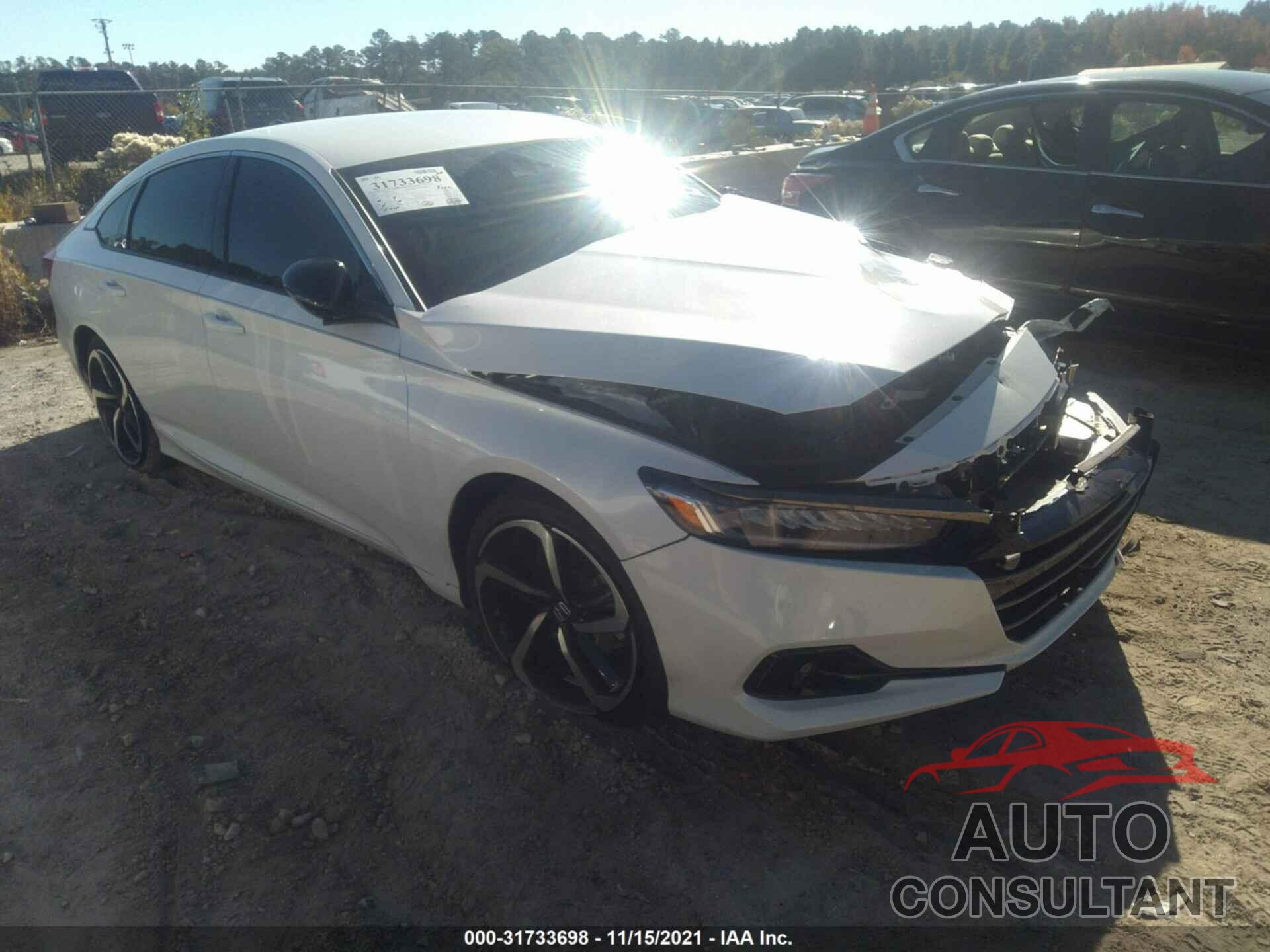 HONDA ACCORD SEDAN 2021 - 1HGCV1F35MA074487
