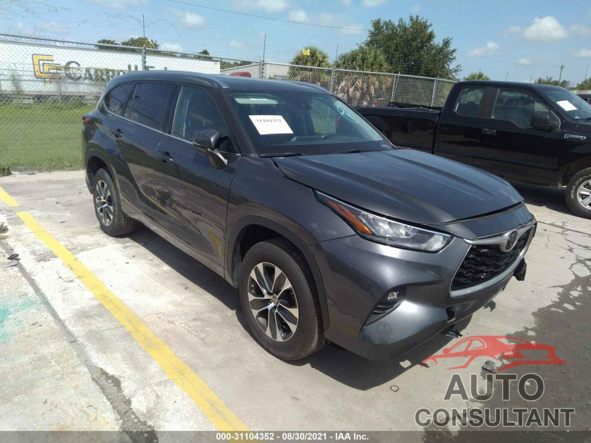 TOYOTA HIGHLANDER 2020 - 5TDGZRAH4LS505294