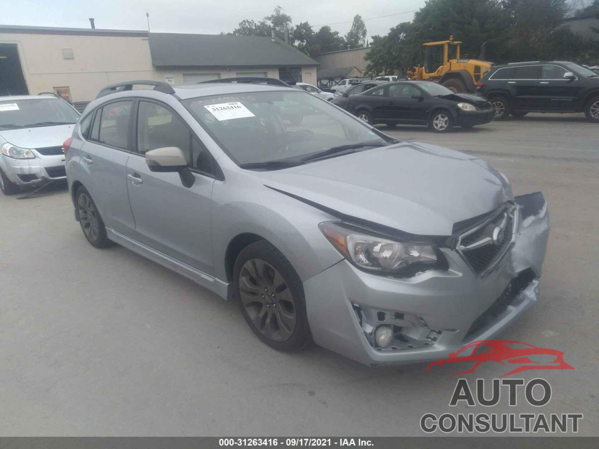SUBARU IMPREZA WAGON 2016 - JF1GPAU67G8275980