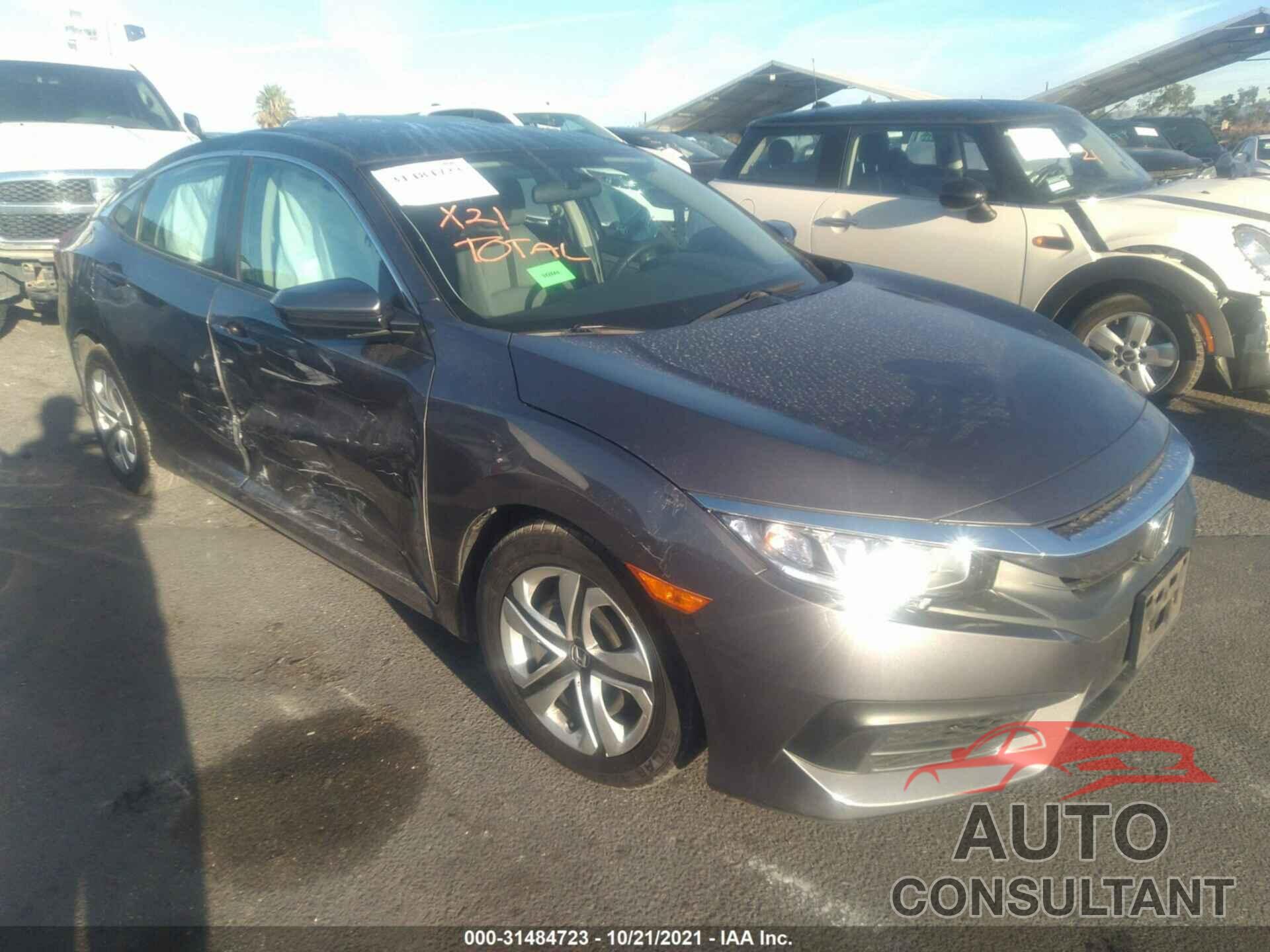 HONDA CIVIC SEDAN 2016 - 19XFC2F55GE209557