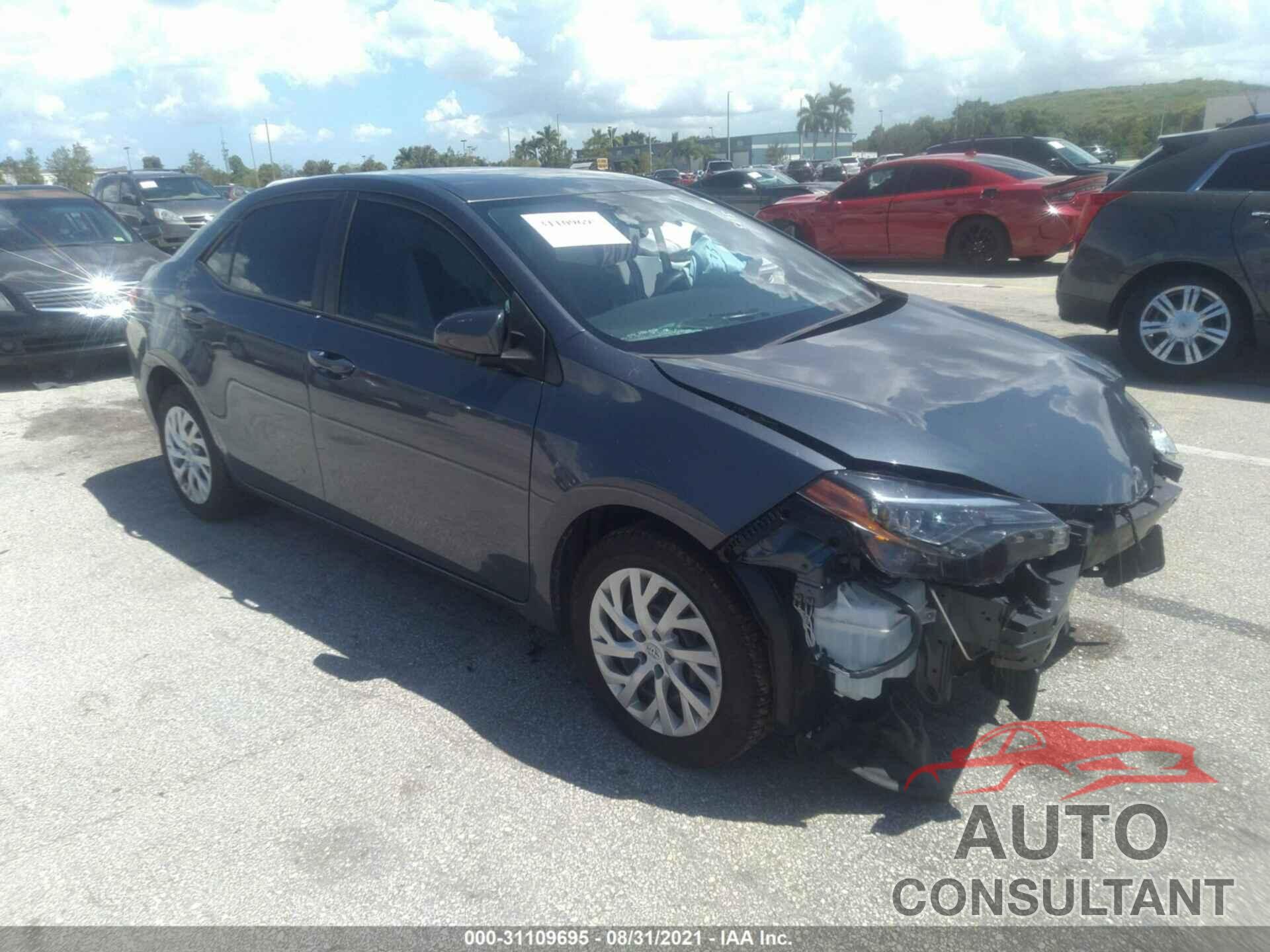 TOYOTA COROLLA 2019 - 5YFBURHE8KP945675