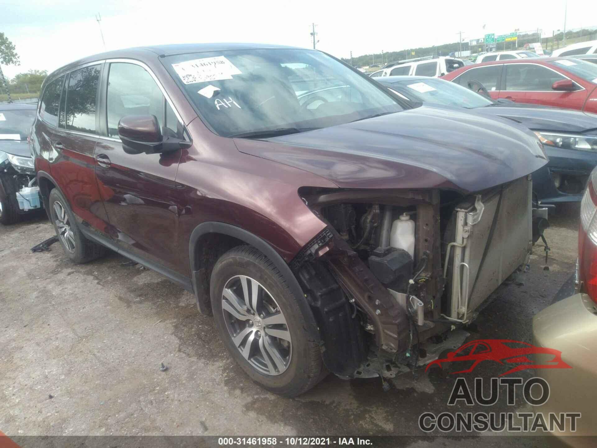 HONDA PILOT 2016 - 5FNYF6H58GB093950