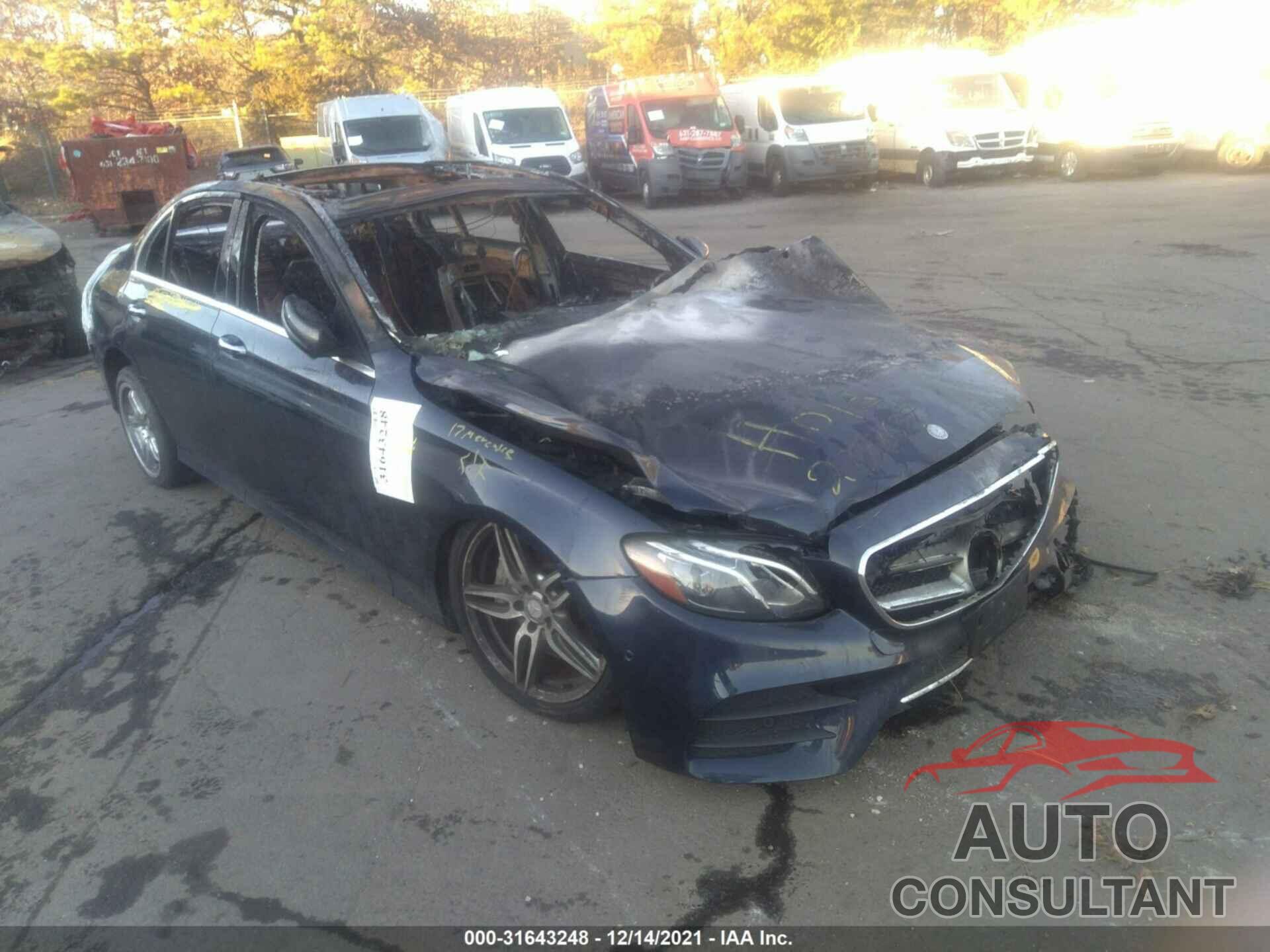 MERCEDES-BENZ E-CLASS 2017 - WDDZF4KB1HA063759