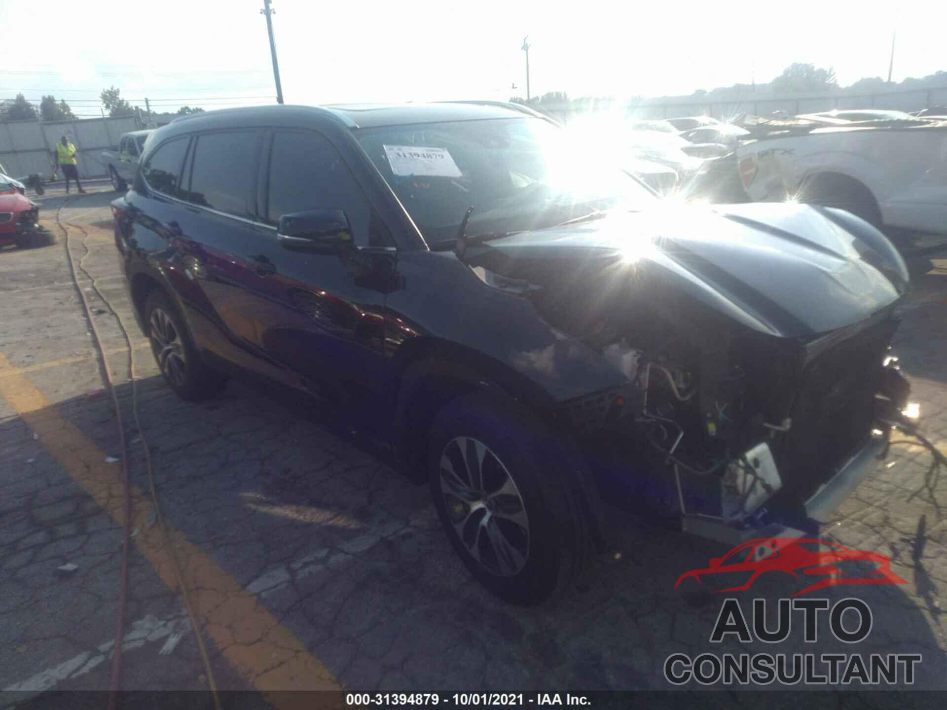 TOYOTA HIGHLANDER 2021 - 5TDGZRAH9MS049343