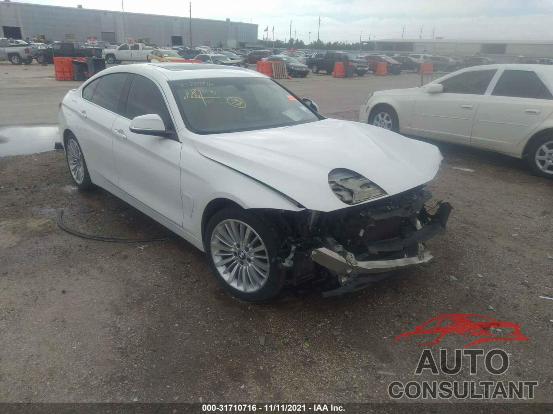 BMW 4 SERIES 2016 - WBA4A9C53GGL89547