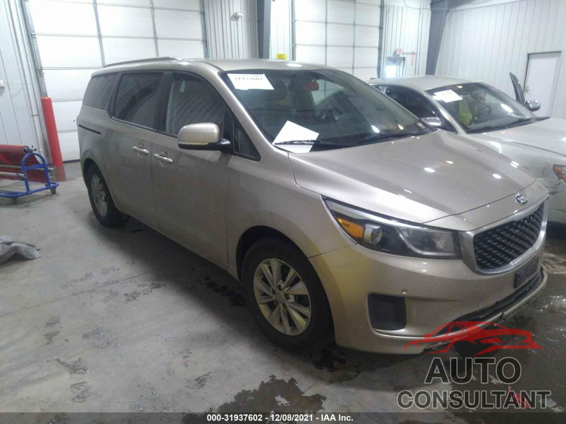 KIA SEDONA 2017 - KNDMB5C18H6253394