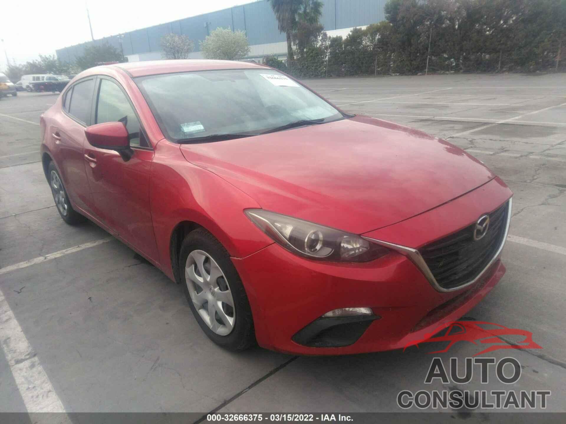 MAZDA MAZDA3 2016 - 3MZBM1T73GM325838