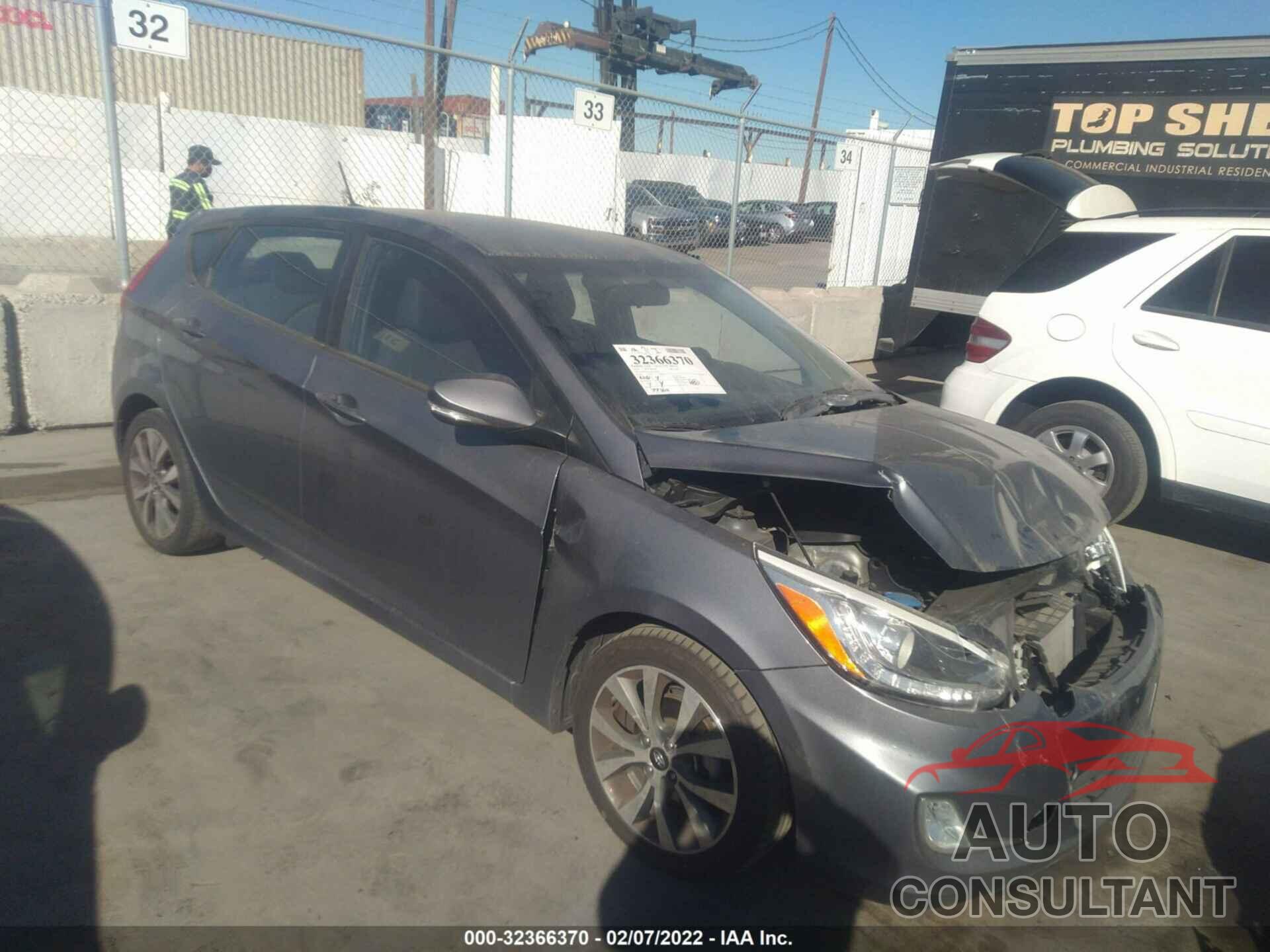 HYUNDAI ACCENT 2016 - KMHCU5AE4GU264958