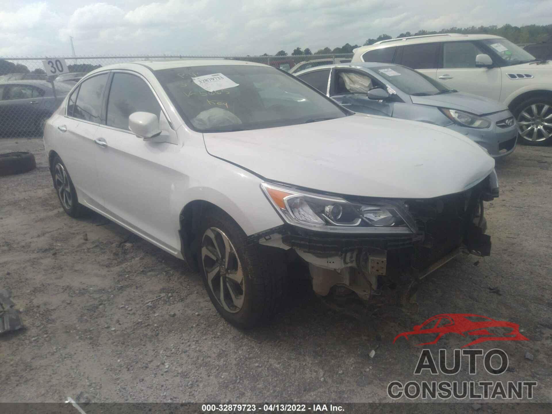 HONDA ACCORD SEDAN 2016 - 1HGCR3F80GA025665