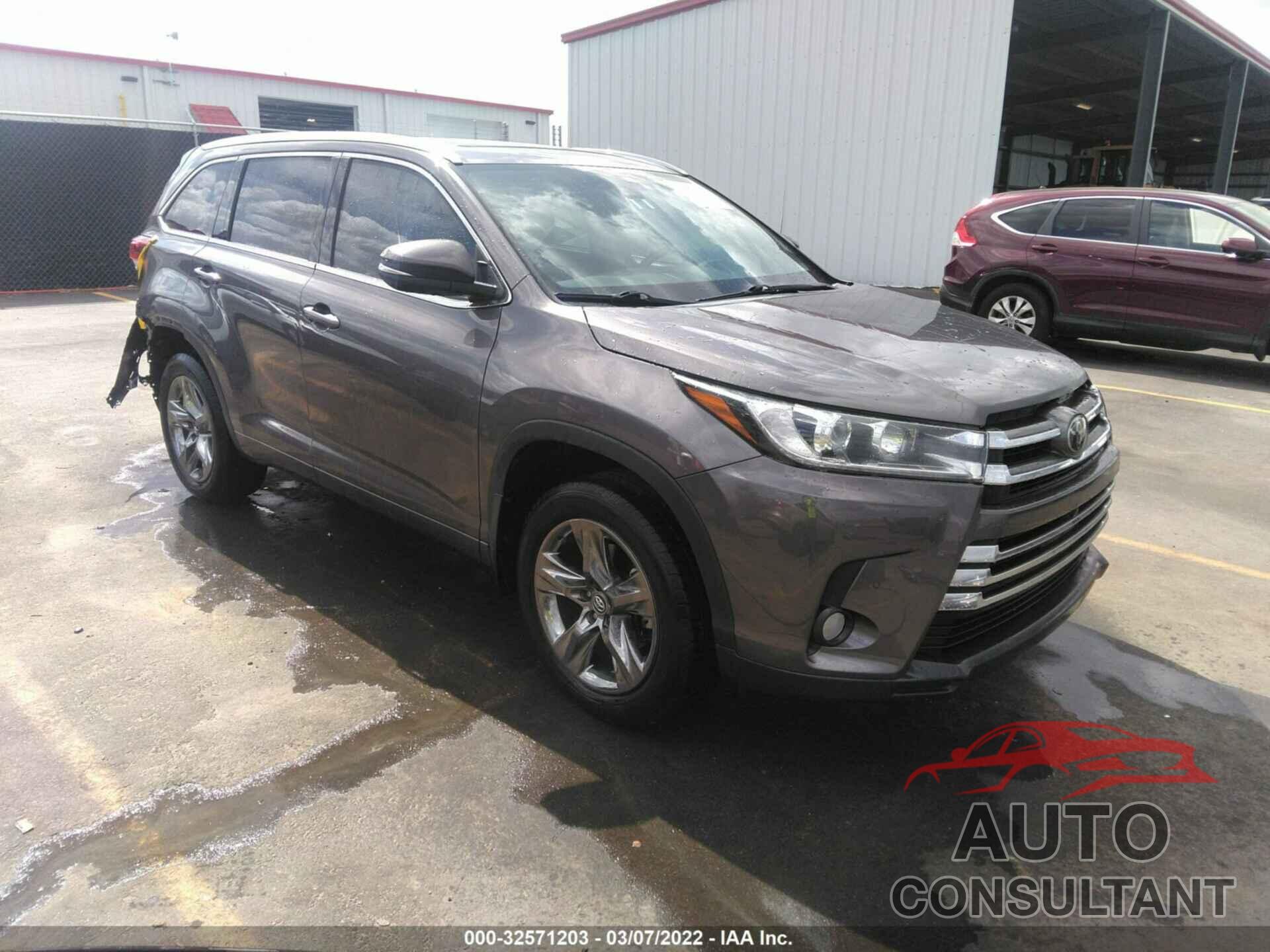 TOYOTA HIGHLANDER 2017 - 5TDYZRFHXHS195060