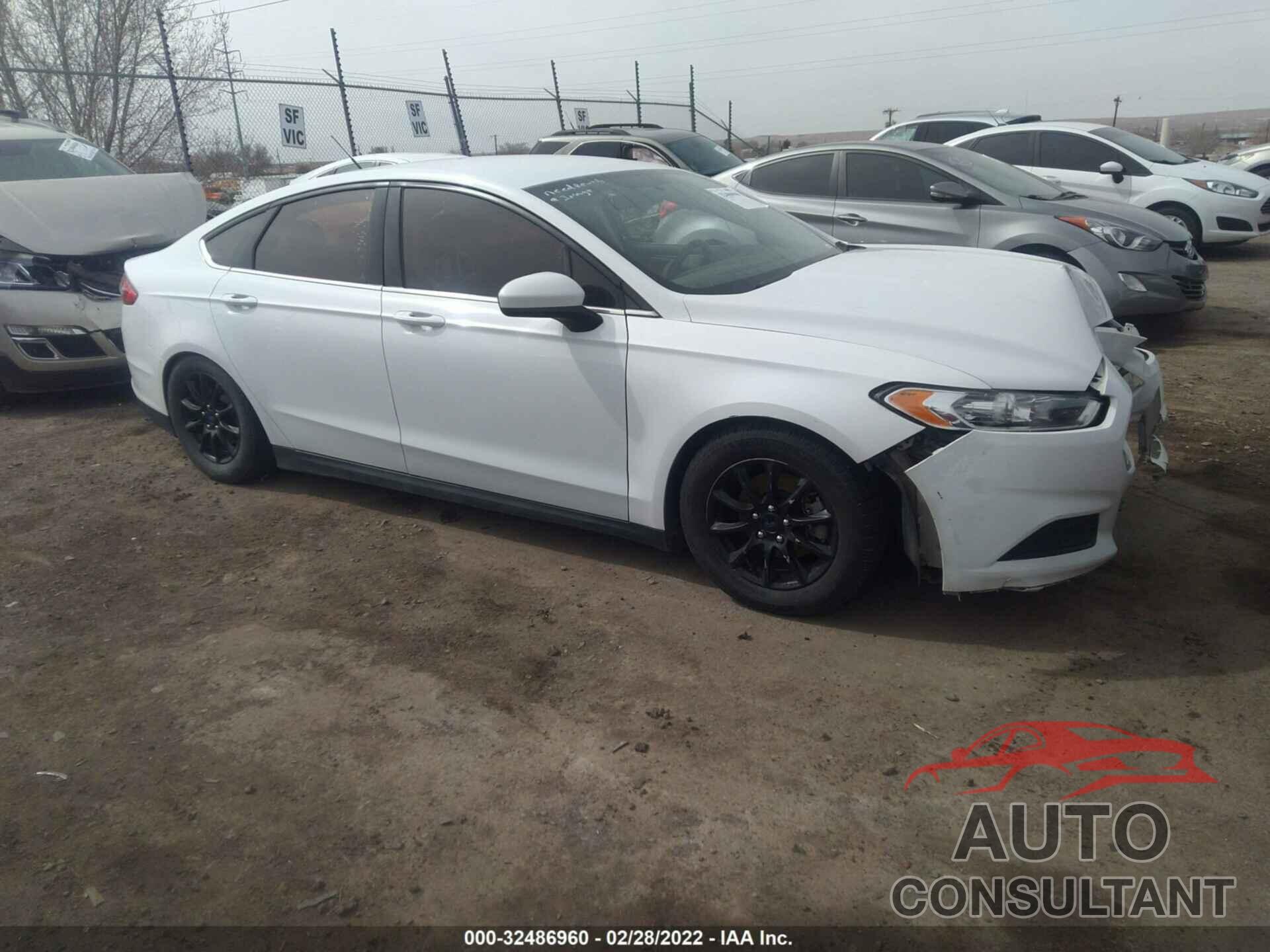 FORD FUSION 2016 - 3FA6P0G72GR383660