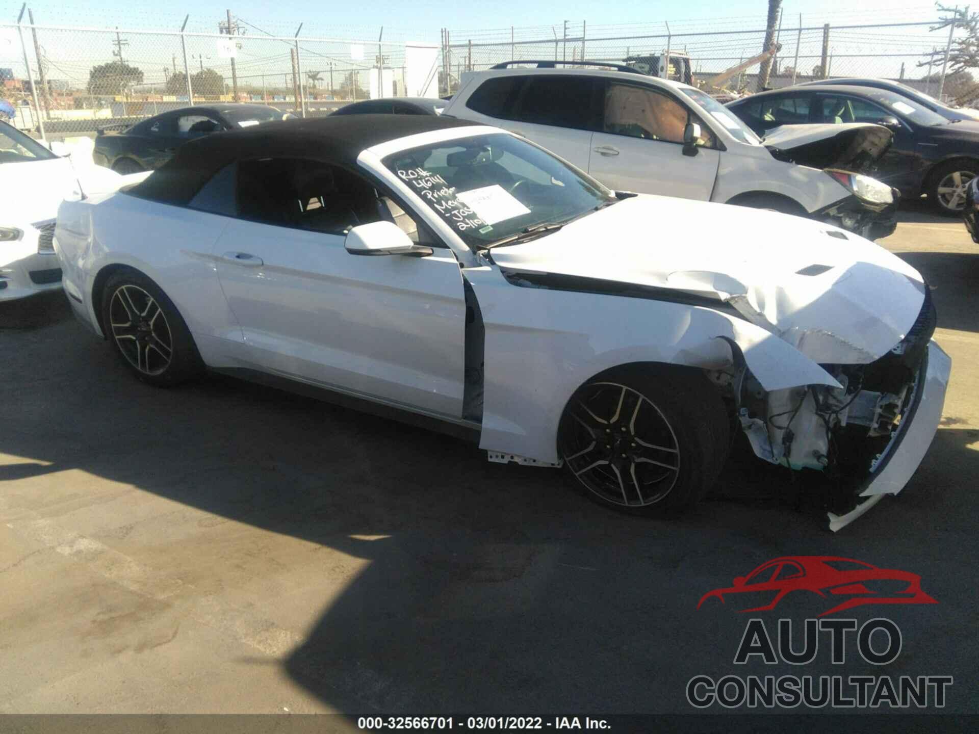 FORD MUSTANG 2018 - 1FATP8UHXJ5110300