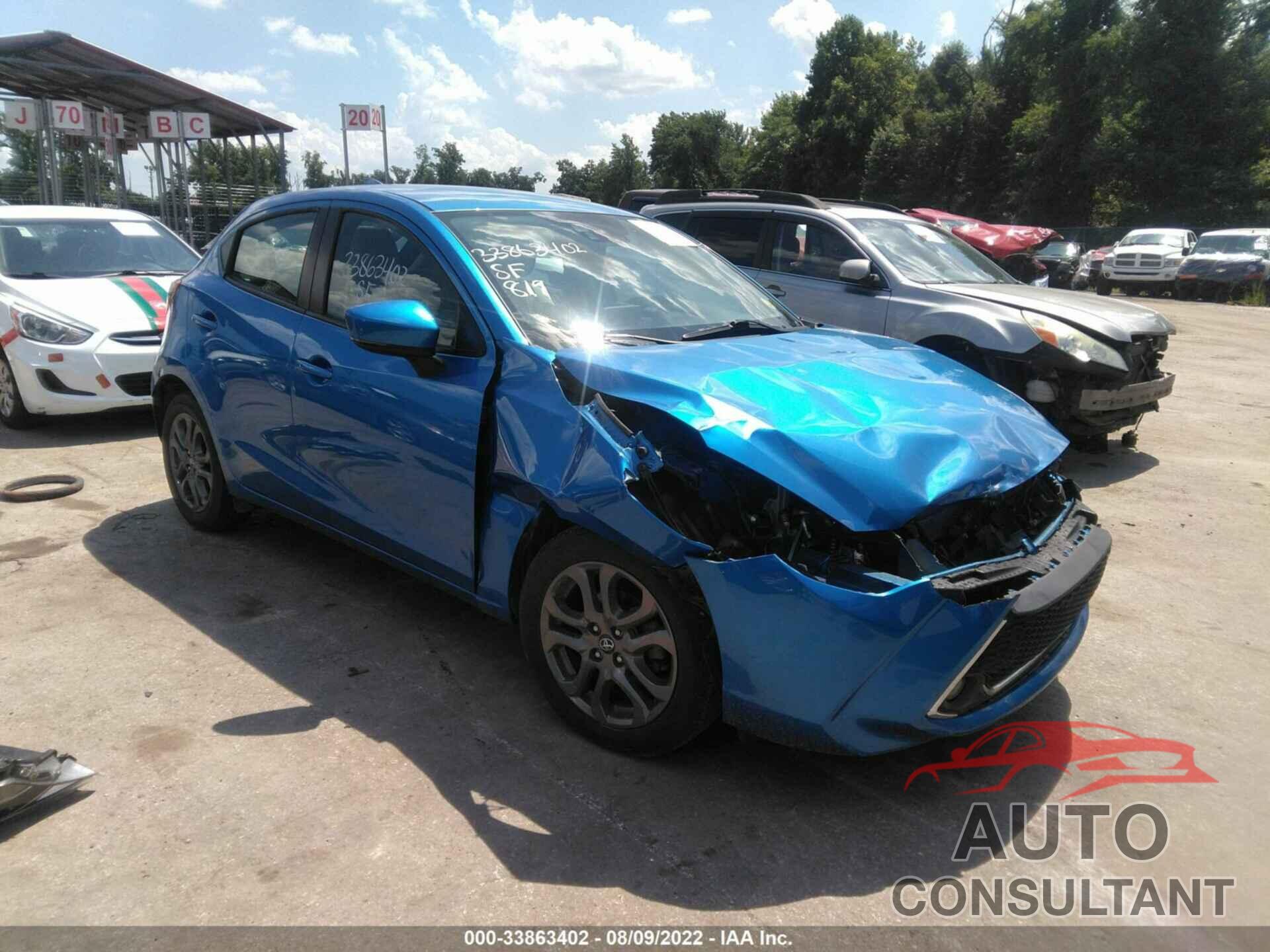 TOYOTA YARIS 2020 - 3MYDLBJV0LY709828