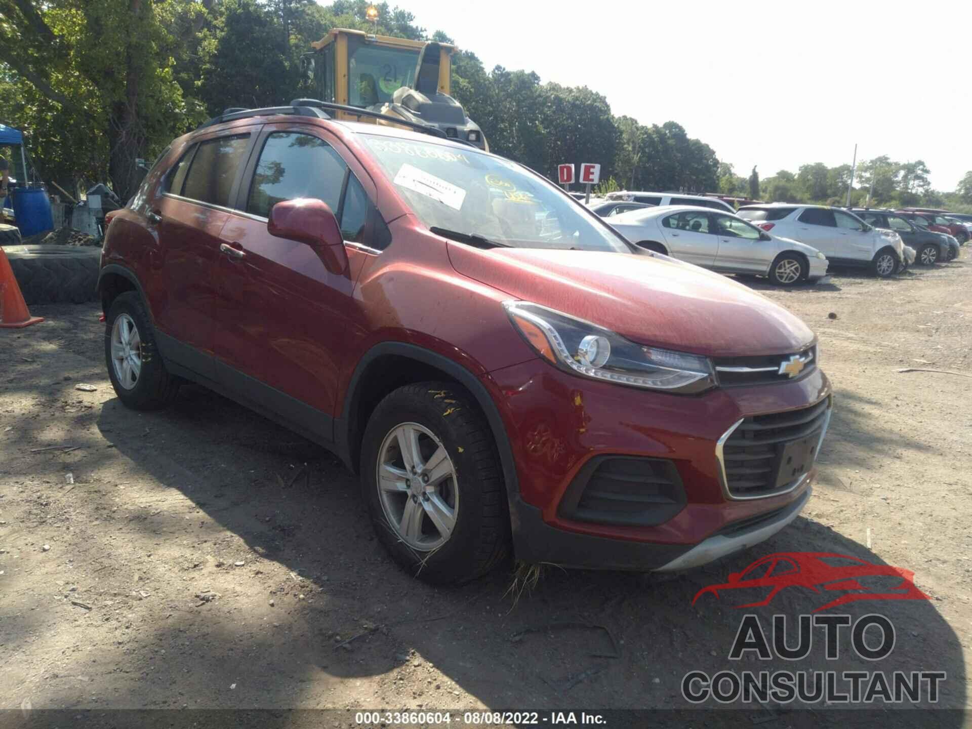 CHEVROLET TRAX 2018 - 3GNCJPSB9JL170354