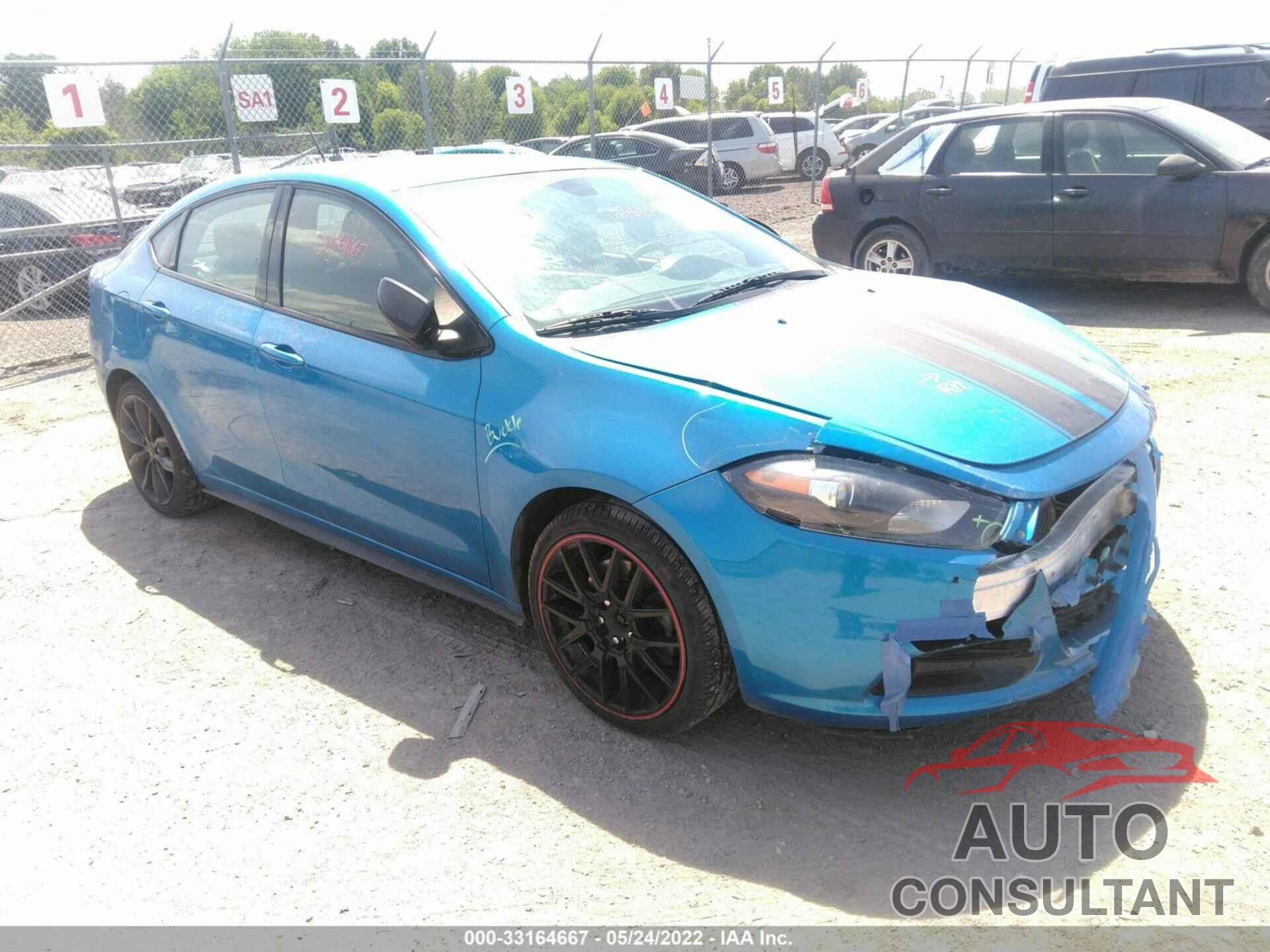 DODGE DART 2016 - 1C3CDFBB7GD750649