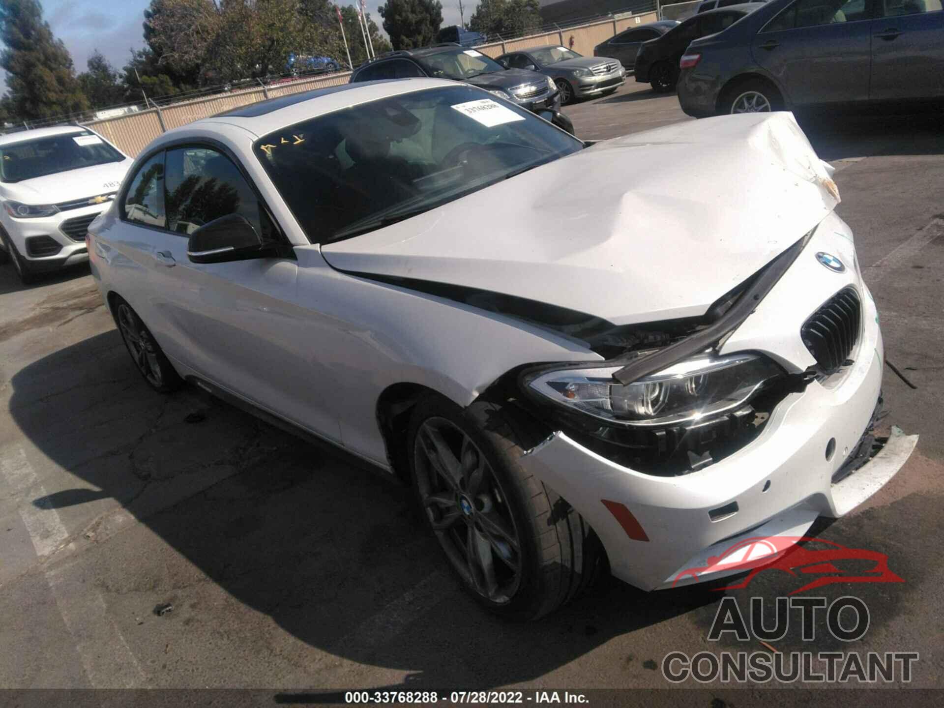 BMW 2 SERIES 2016 - WBA1J7C56GV359767