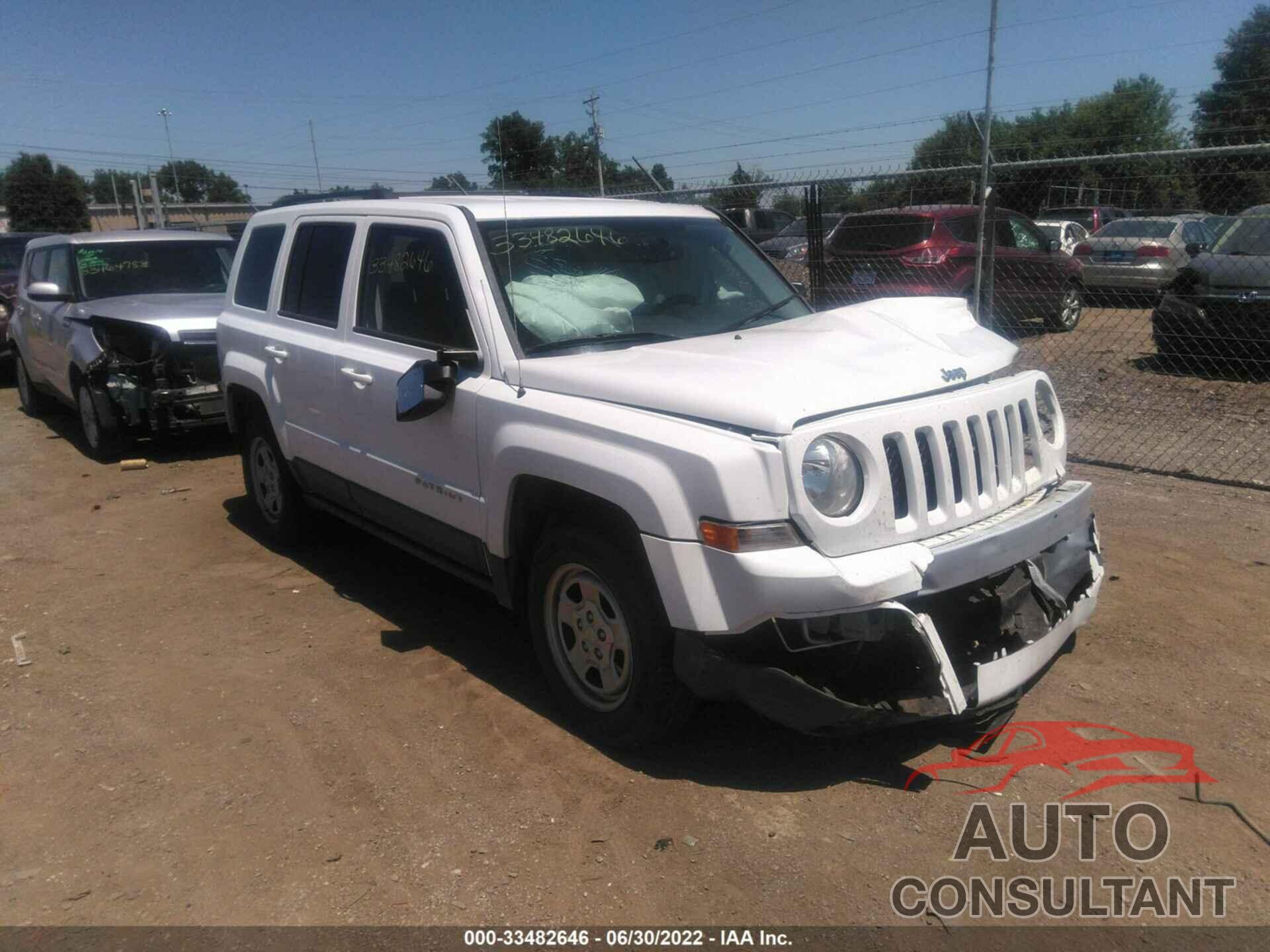 JEEP PATRIOT 2016 - 1C4NJRBB9GD509772