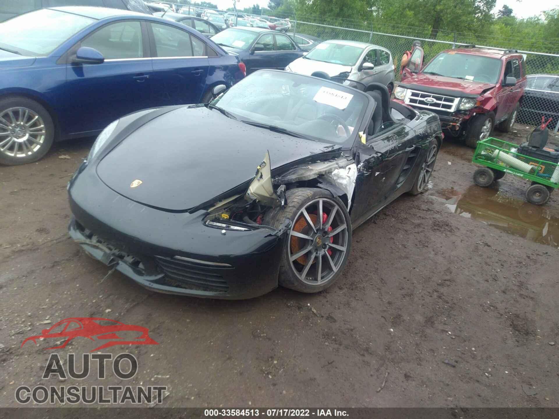 PORSCHE 718 BOXSTER 2017 - WP0CB2A85HS240202