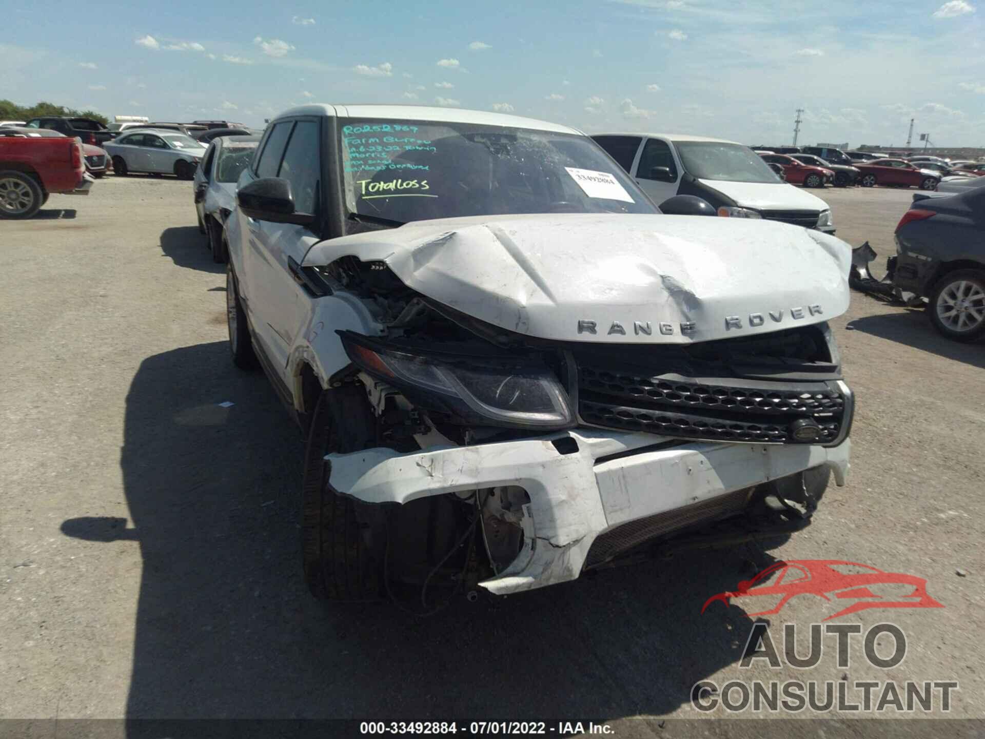 LAND ROVER RANGE ROVER EVOQUE 2016 - SALVP2BG5GH083551