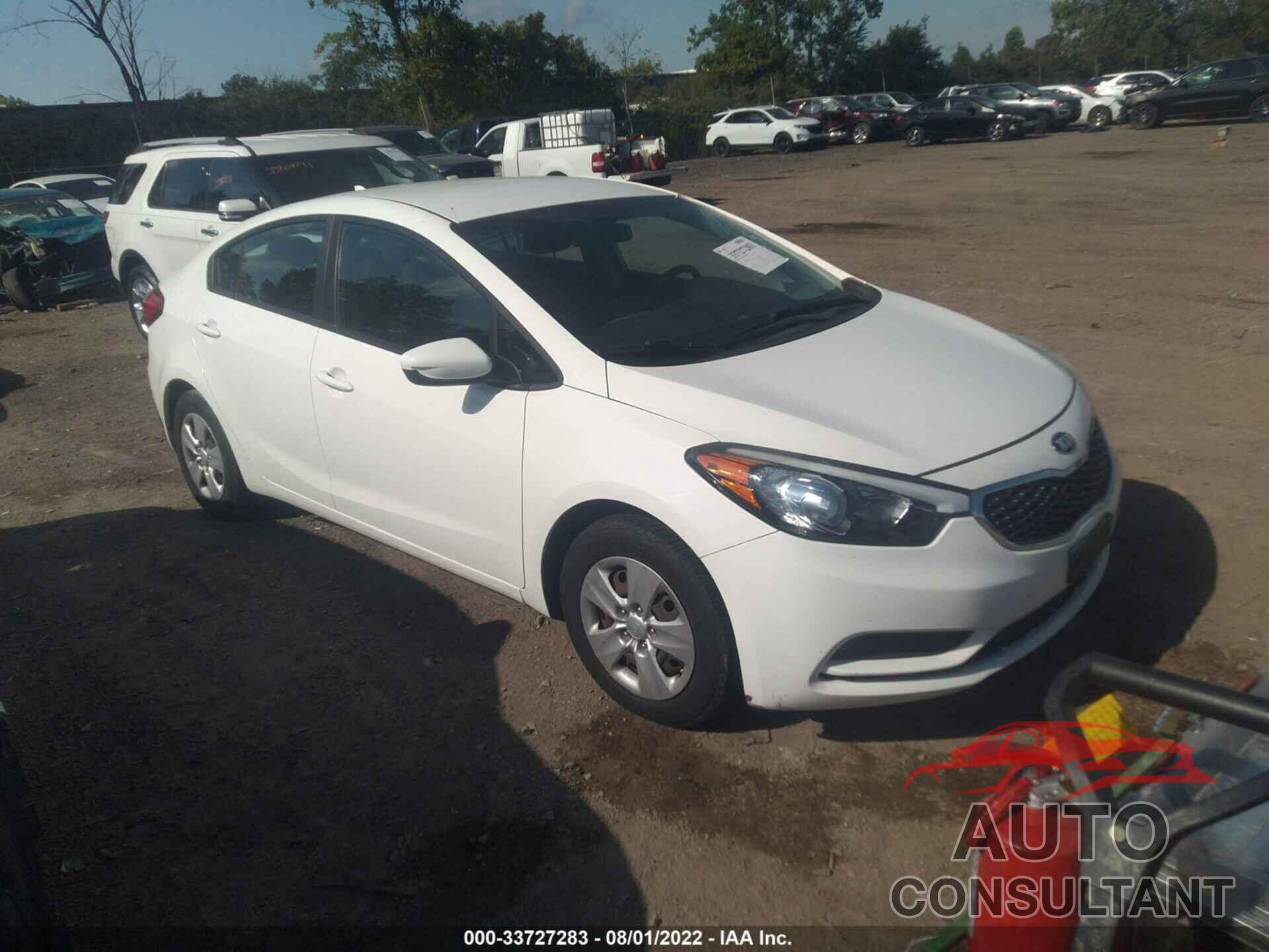 KIA FORTE 2016 - KNAFK4A65G5493201