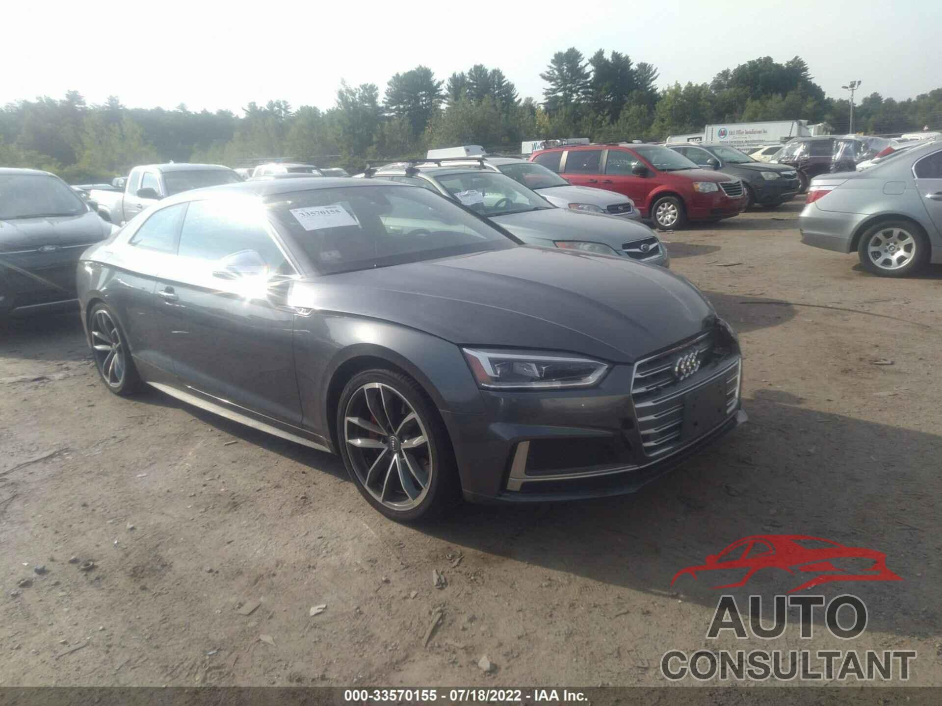 AUDI S5 COUPE 2018 - WAUP4AF55JA074664