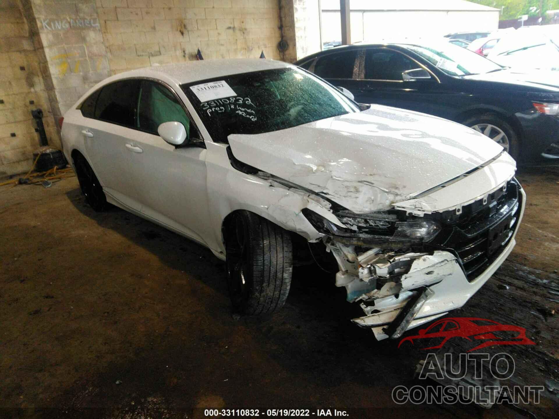 HONDA ACCORD SEDAN 2018 - 1HGCV1F33JA185986