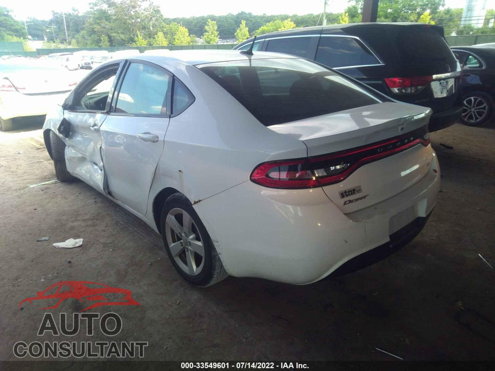 DODGE DART 2016 - 1C3CDFBB2GD741454