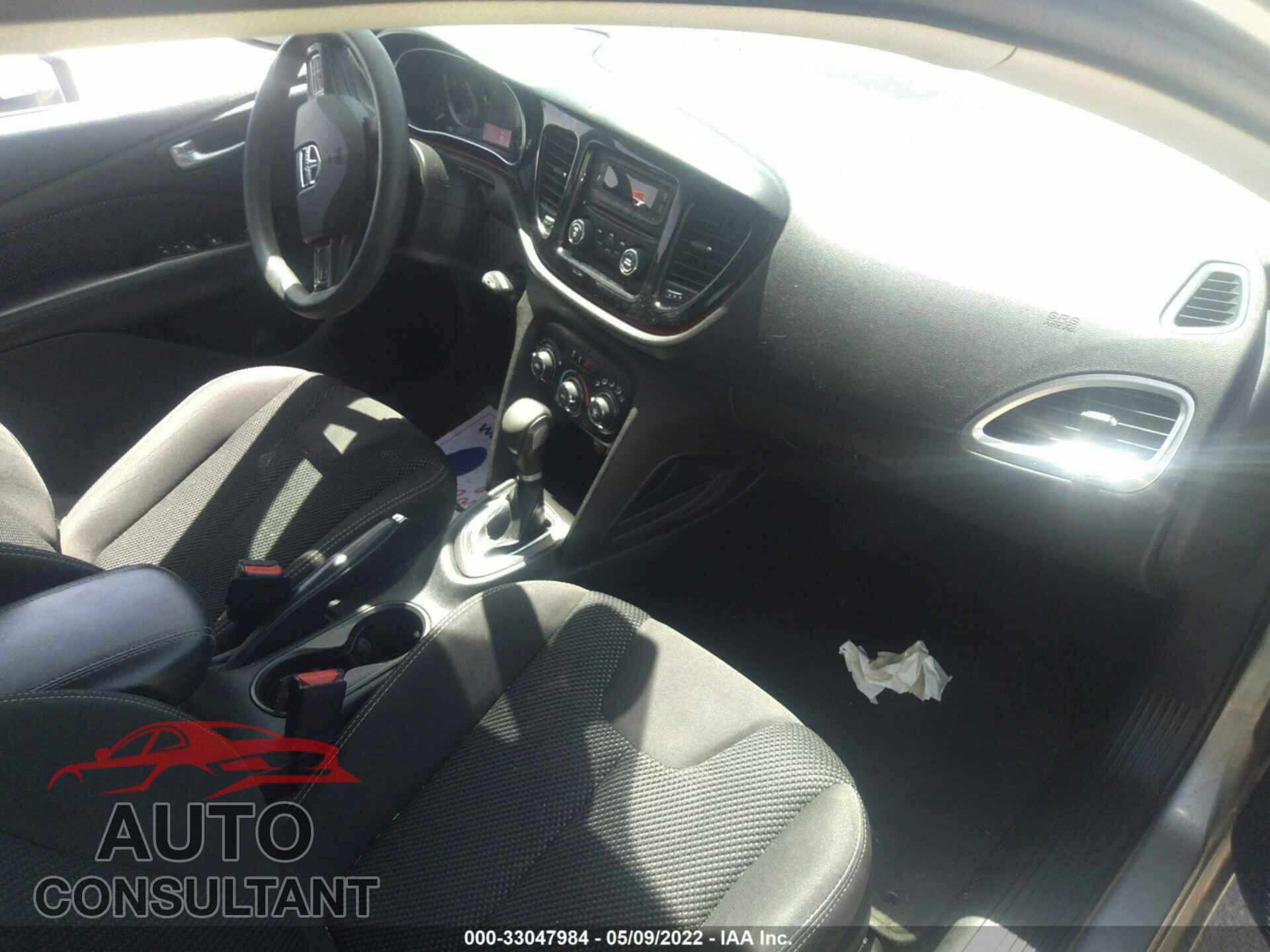 DODGE DART 2016 - 1C3CDFBB7GD689738