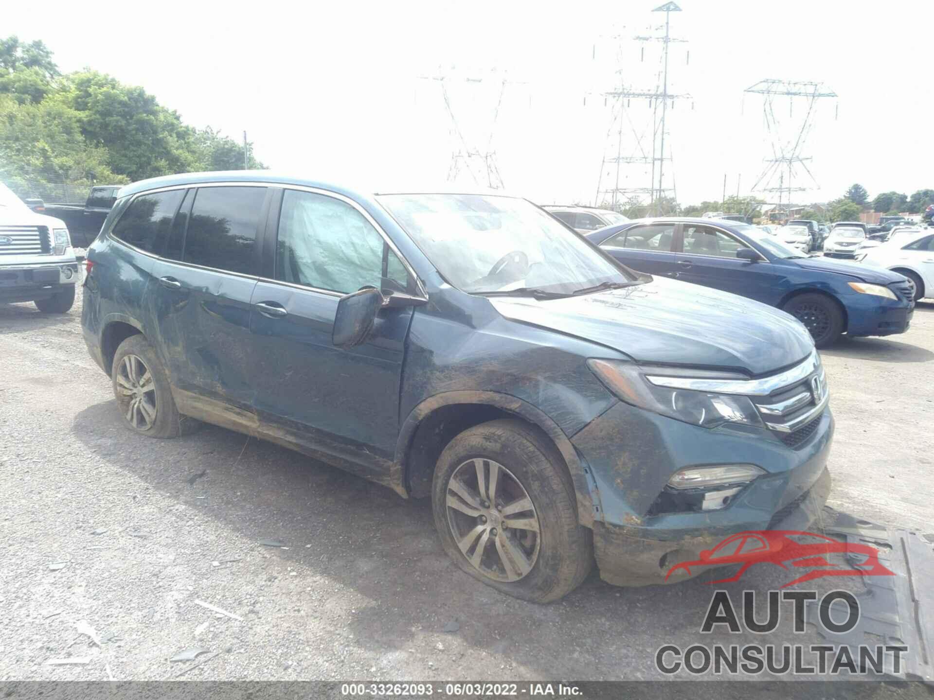 HONDA PILOT 2016 - 5FNYF6H52GB047417