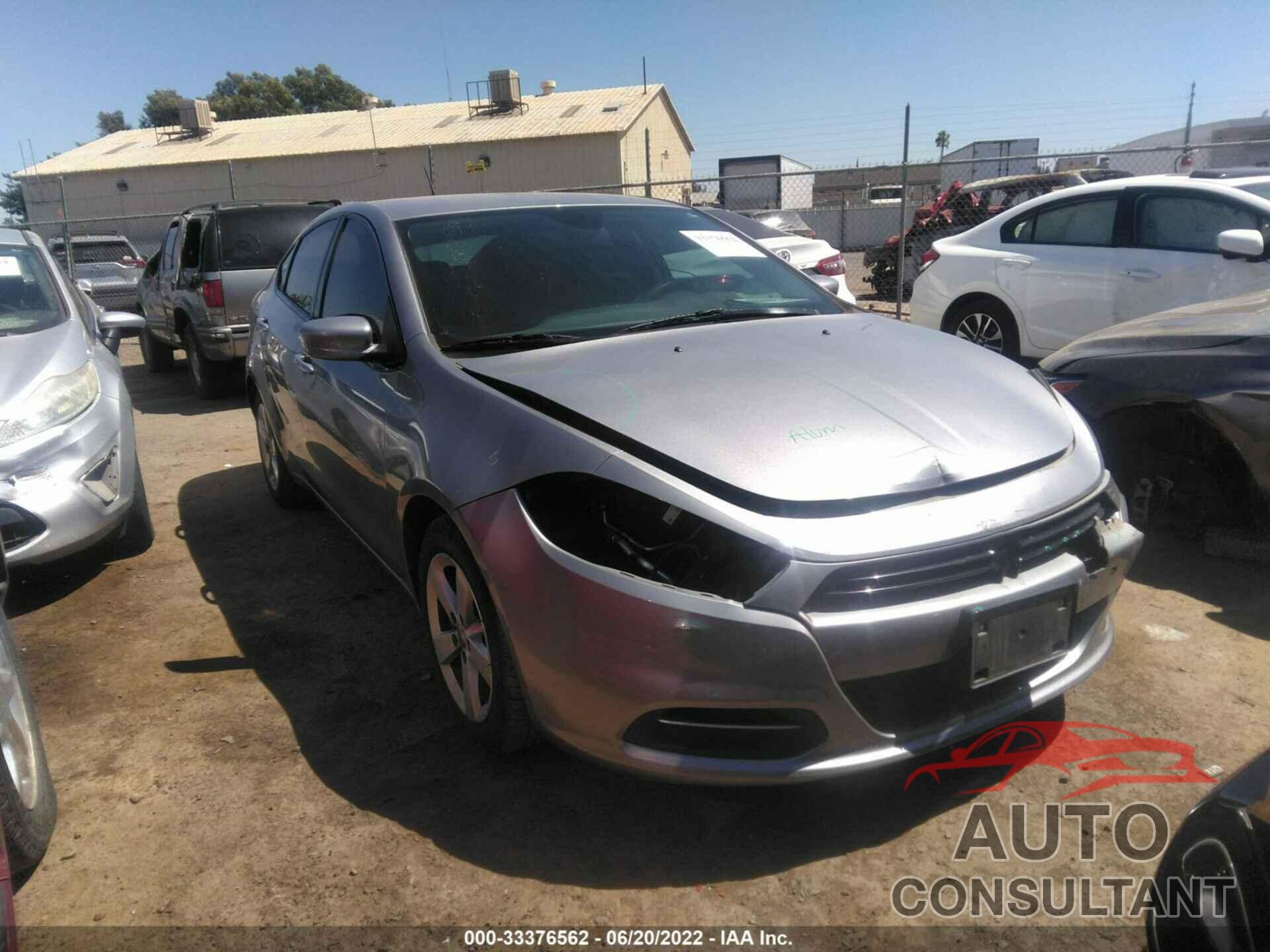 DODGE DART 2016 - 1C3CDFBBXGD538411