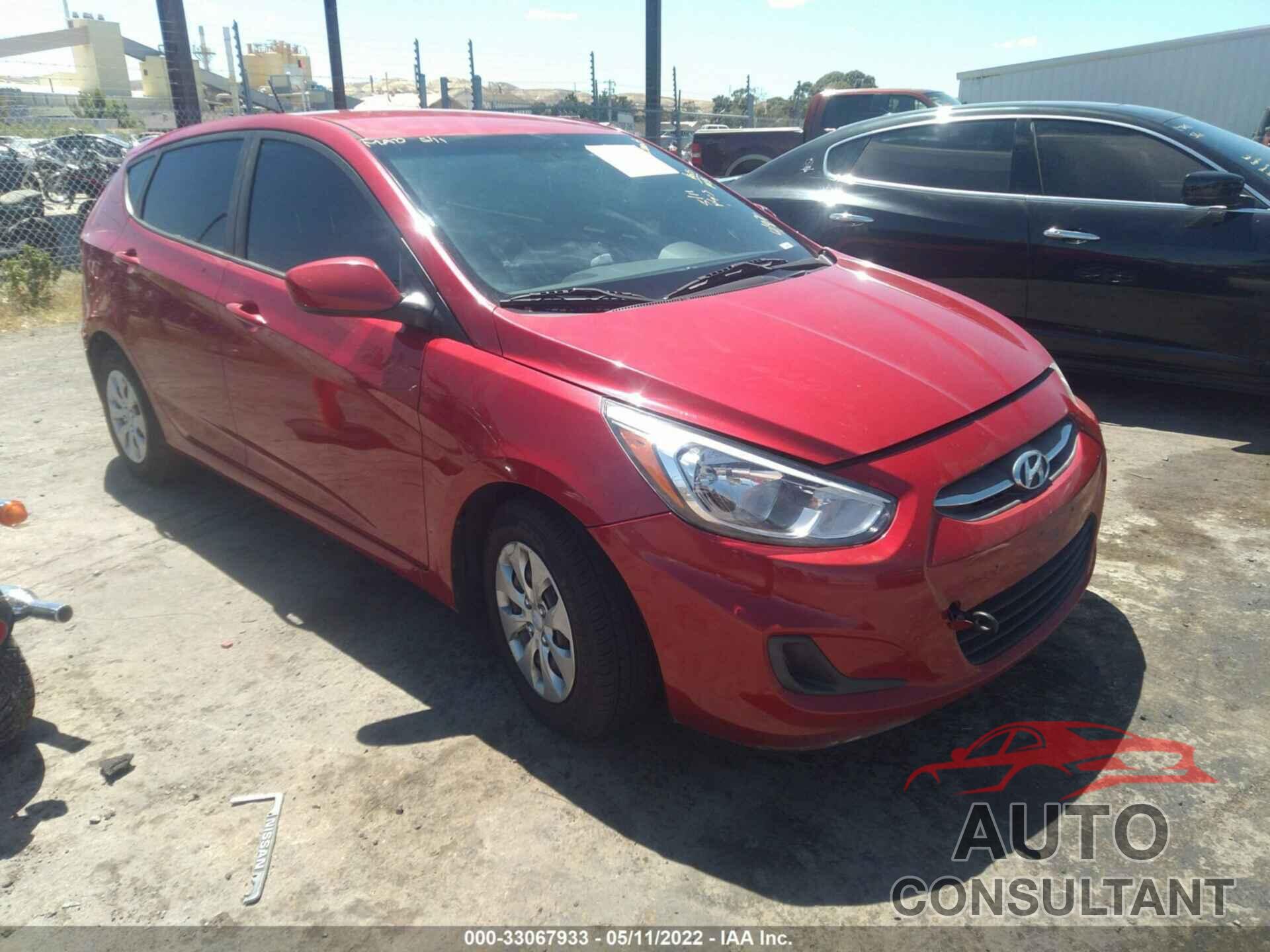 HYUNDAI ACCENT 2017 - KMHCT5AE5HU317221