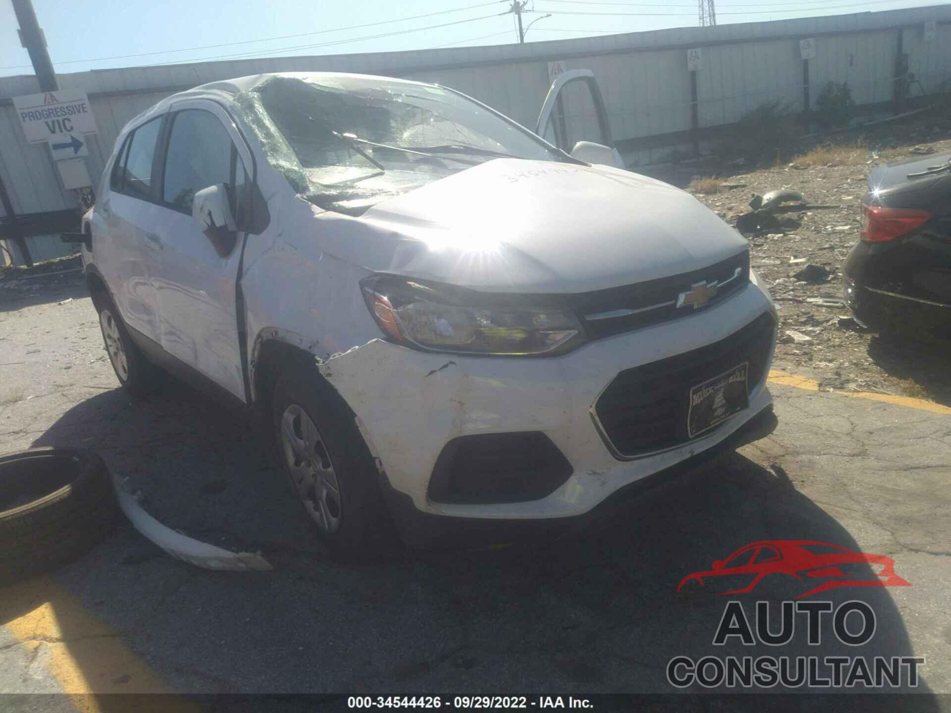 CHEVROLET TRAX 2017 - 3GNCJKSB4HL233440