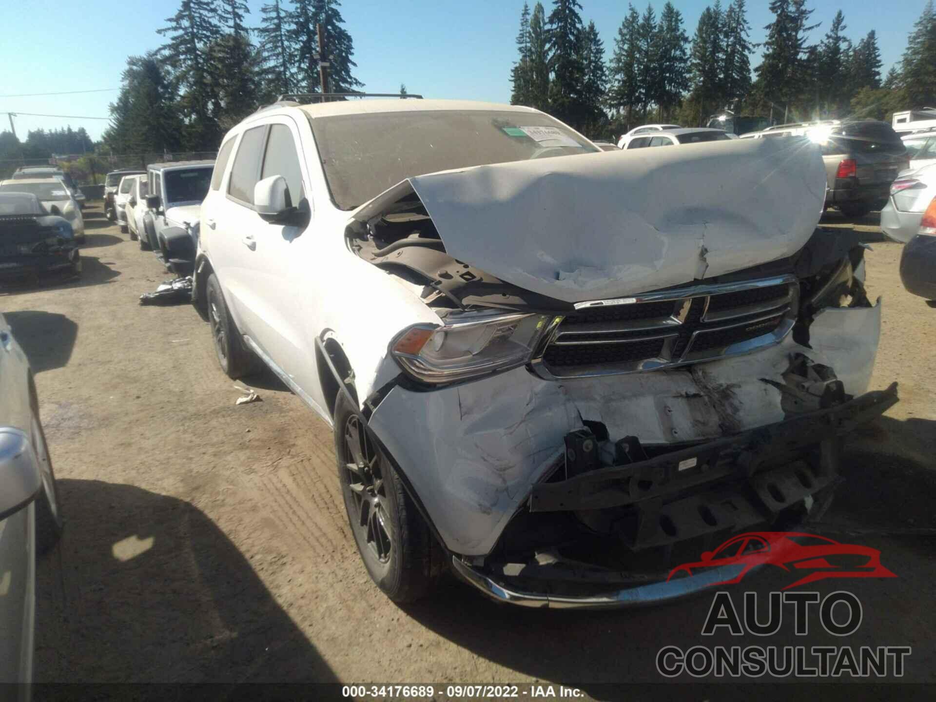 DODGE DURANGO 2017 - 1C4RDJAG6HC686889