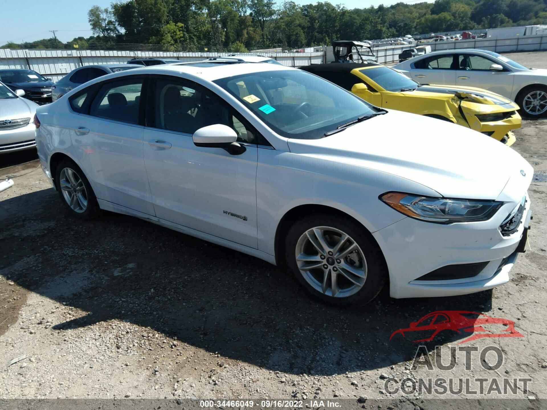 FORD FUSION HYBRID 2018 - 3FA6P0LU5JR102101