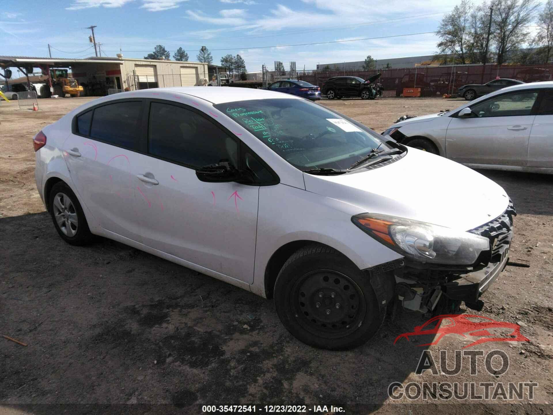 KIA FORTE 2015 - KNAFX4A69F5322144