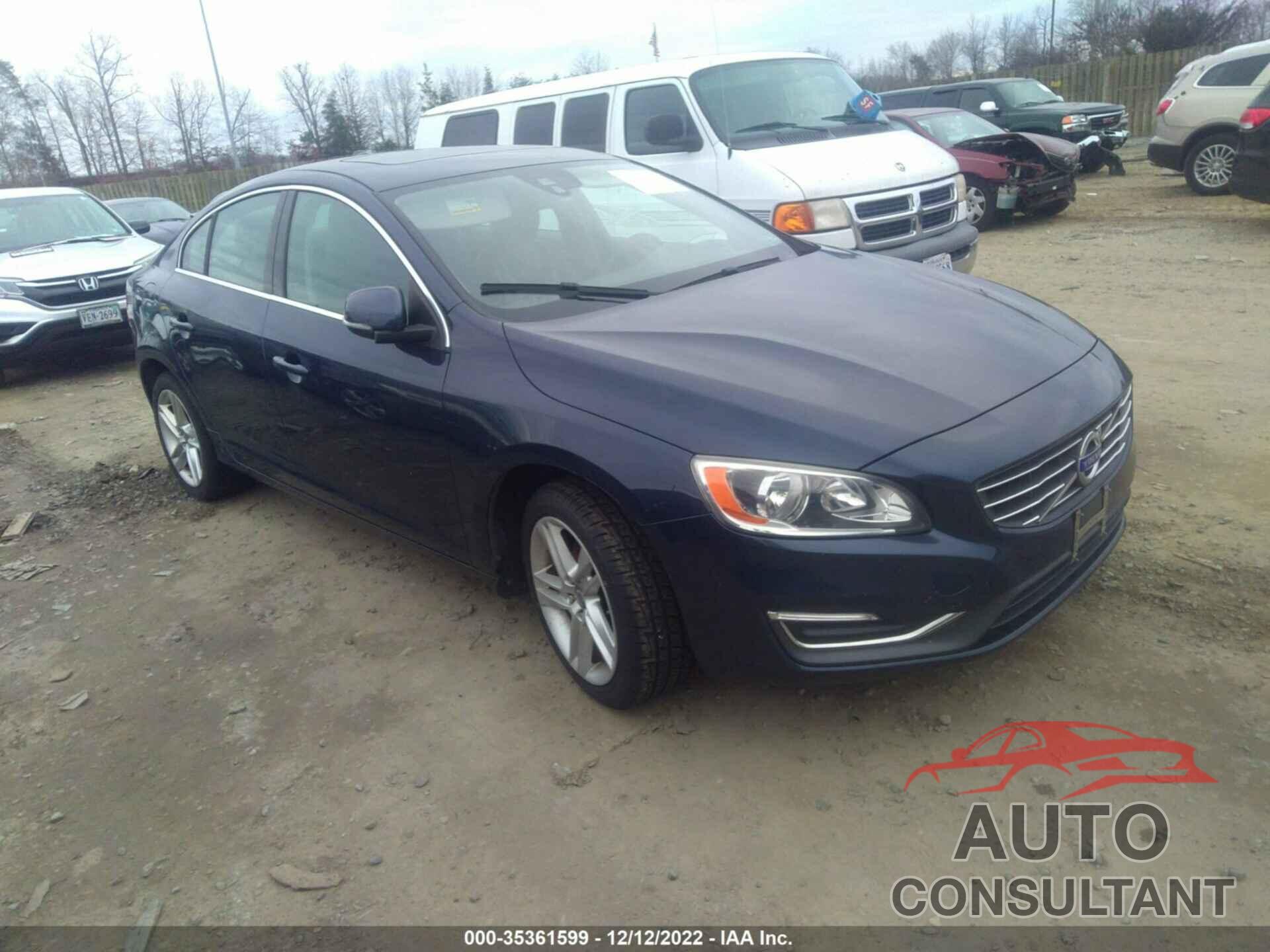 VOLVO S60 2015 - YV126MFB0F2312852