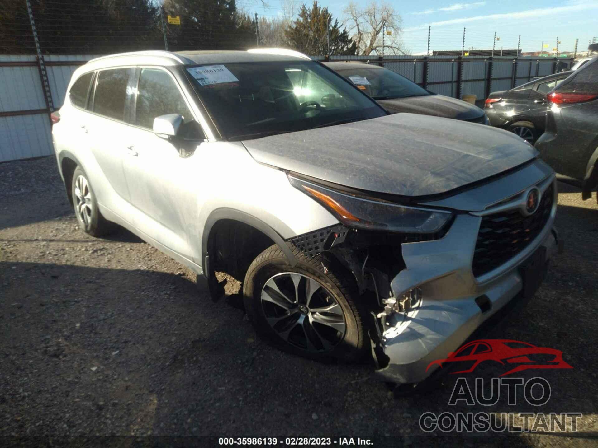 TOYOTA HIGHLANDER 2021 - 5TDGZRBH6MS070665