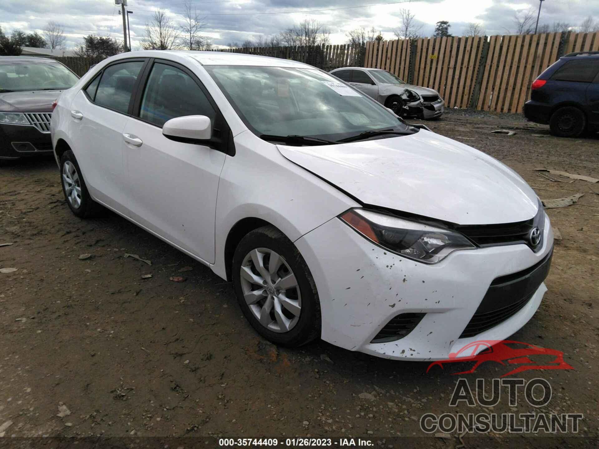 TOYOTA COROLLA 2016 - 2T1BURHEXGC727048