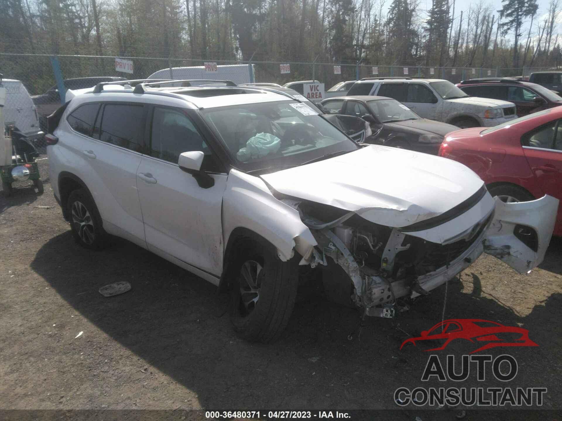 TOYOTA HIGHLANDER 2021 - 5TDGZRBH6MS137751